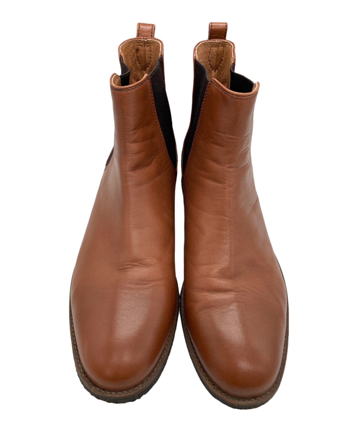 新品！MARGARET HOWELL idea サイドゴア ブーツ ブラウン25 中古・古着通販】MARGARET HOWELL idea (マーガレット ハウエル