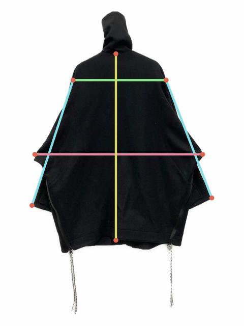 中古・古着通販】Y-3 (ワイスリー) W CH3 WOOL MELTON DUFFLE COAT