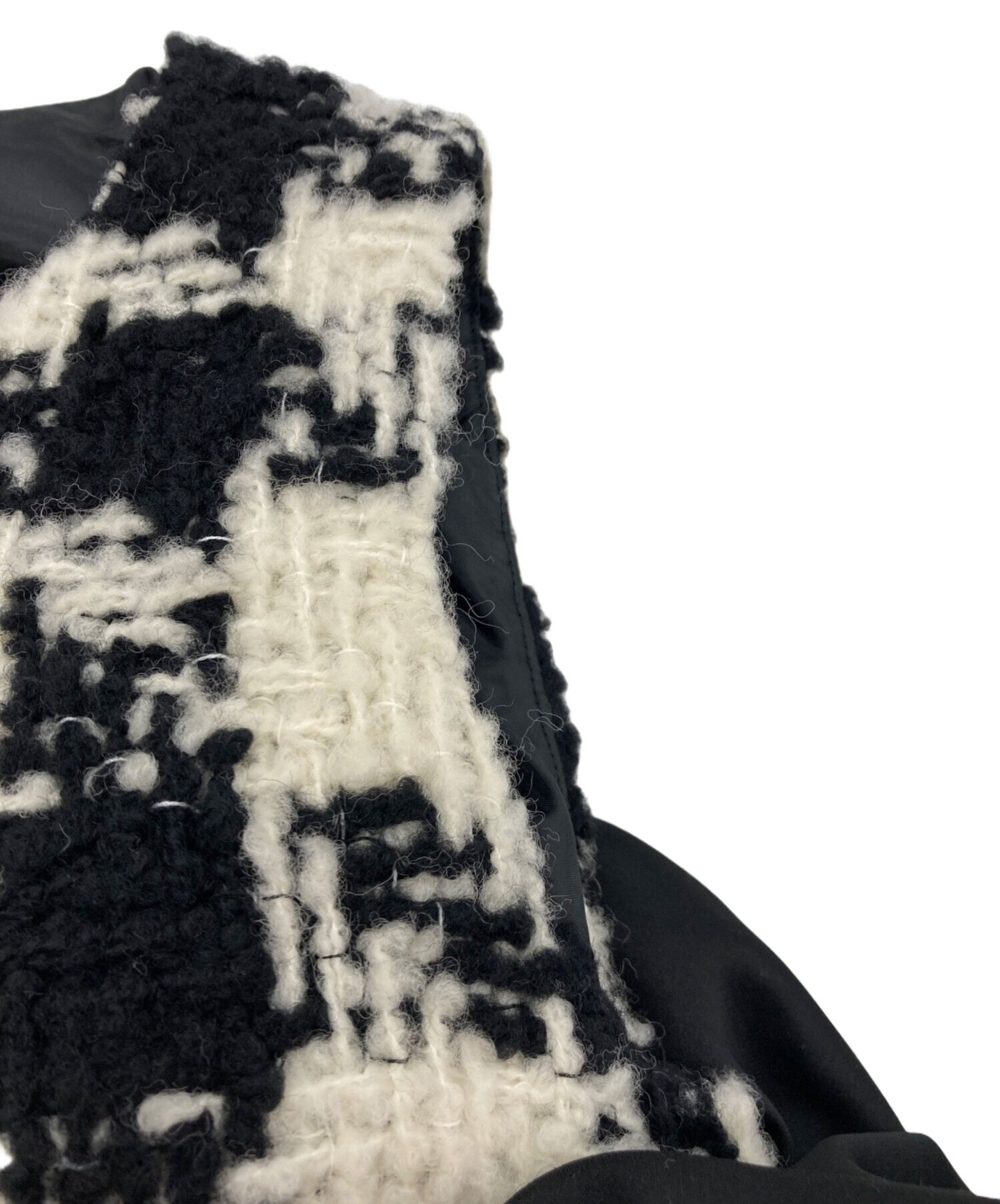 sheller シェリエ gingham tweed bloom tops gingham tweed bloom tops – shéller / シェリエ