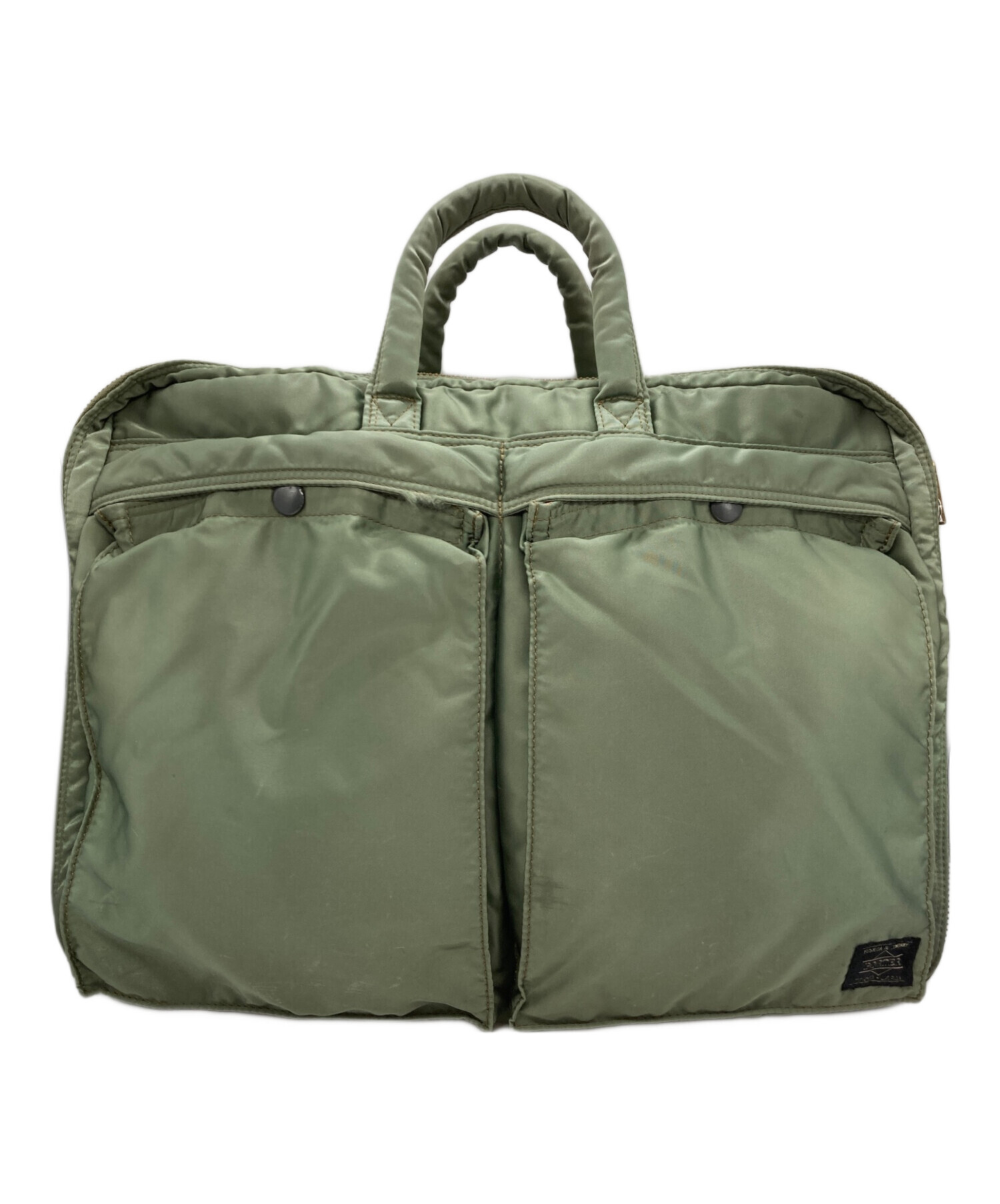 中古・古着通販】PORTER (ポーター) TANKER 2WAY BRIEFCASE オリーブ