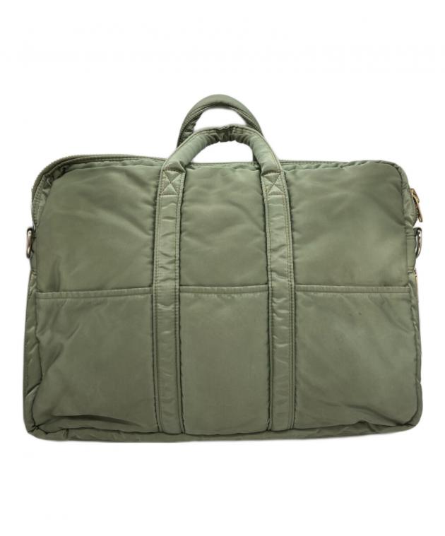 中古・古着通販】PORTER (ポーター) TANKER 2WAY BRIEFCASE オリーブ