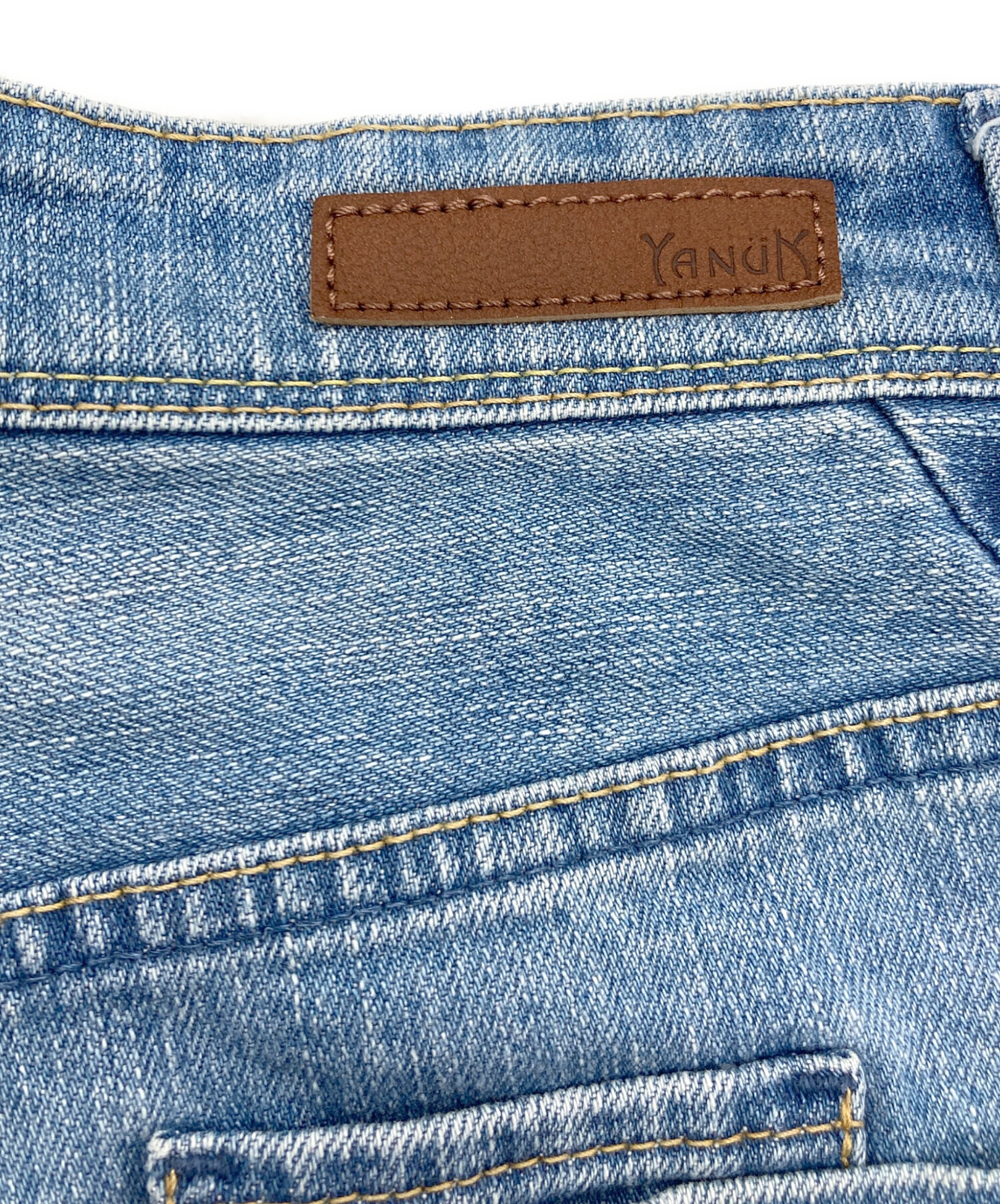 中古・古着通販】YANUK (ヤヌーク) LILITH WIDE STRAIGHTデニムパンツ