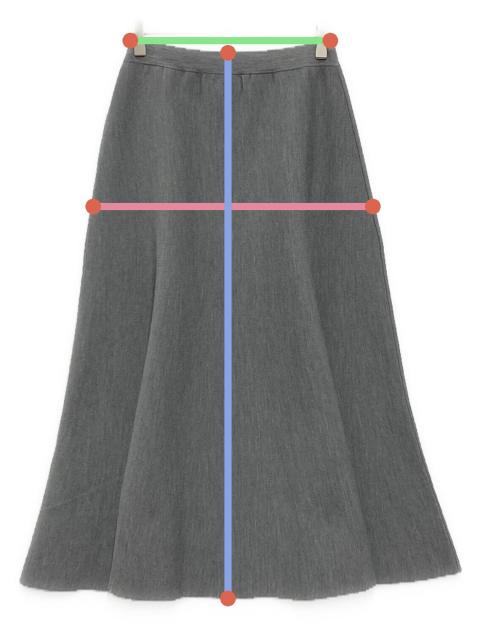 中古・古着通販】Ron Herman (ロンハーマン) ニットフレアスカート