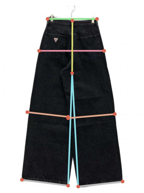 中古・古着通販】SHISHIKUI (シシクイ) Dad / Blackデニムパンツ