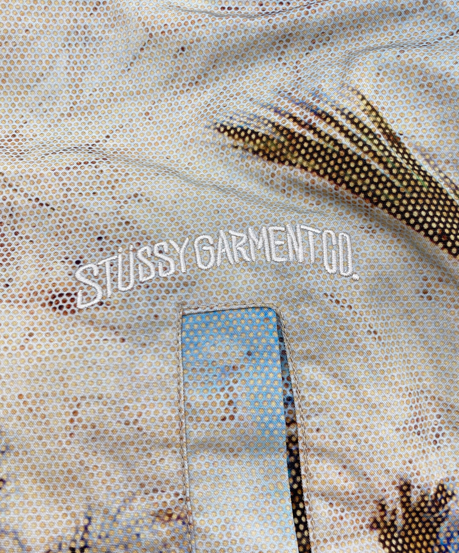 stussy ベージュ　リバーシブルダウンベスト ステューシー STUSSY リバーシブル ダウンベスト パイソン柄 ベージュ