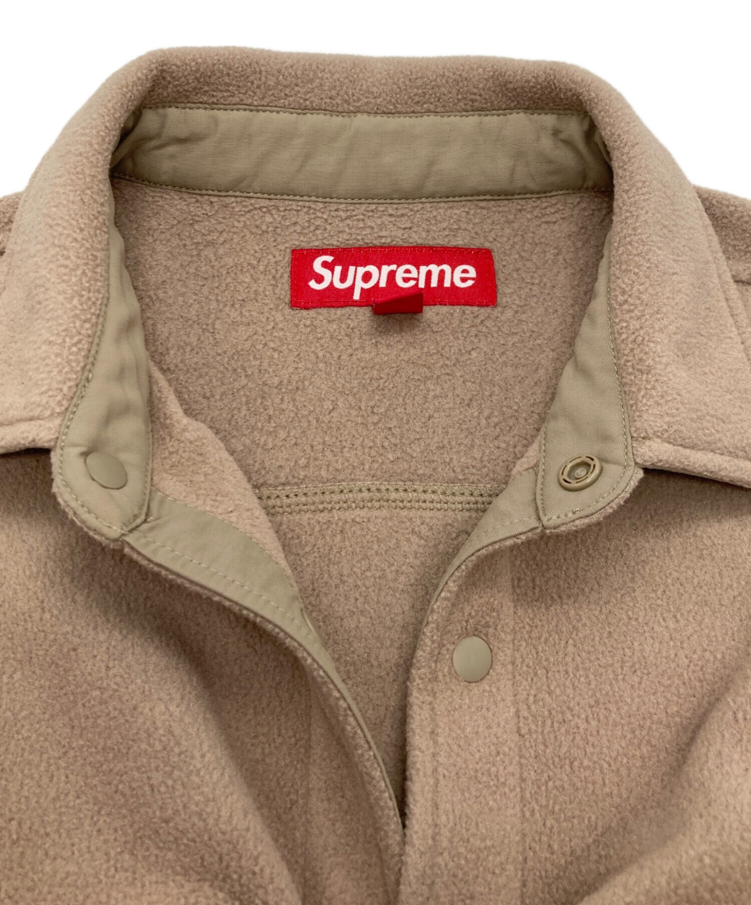 中古・古着通販】Supreme (シュプリーム) Polartec Shirt ベージュ