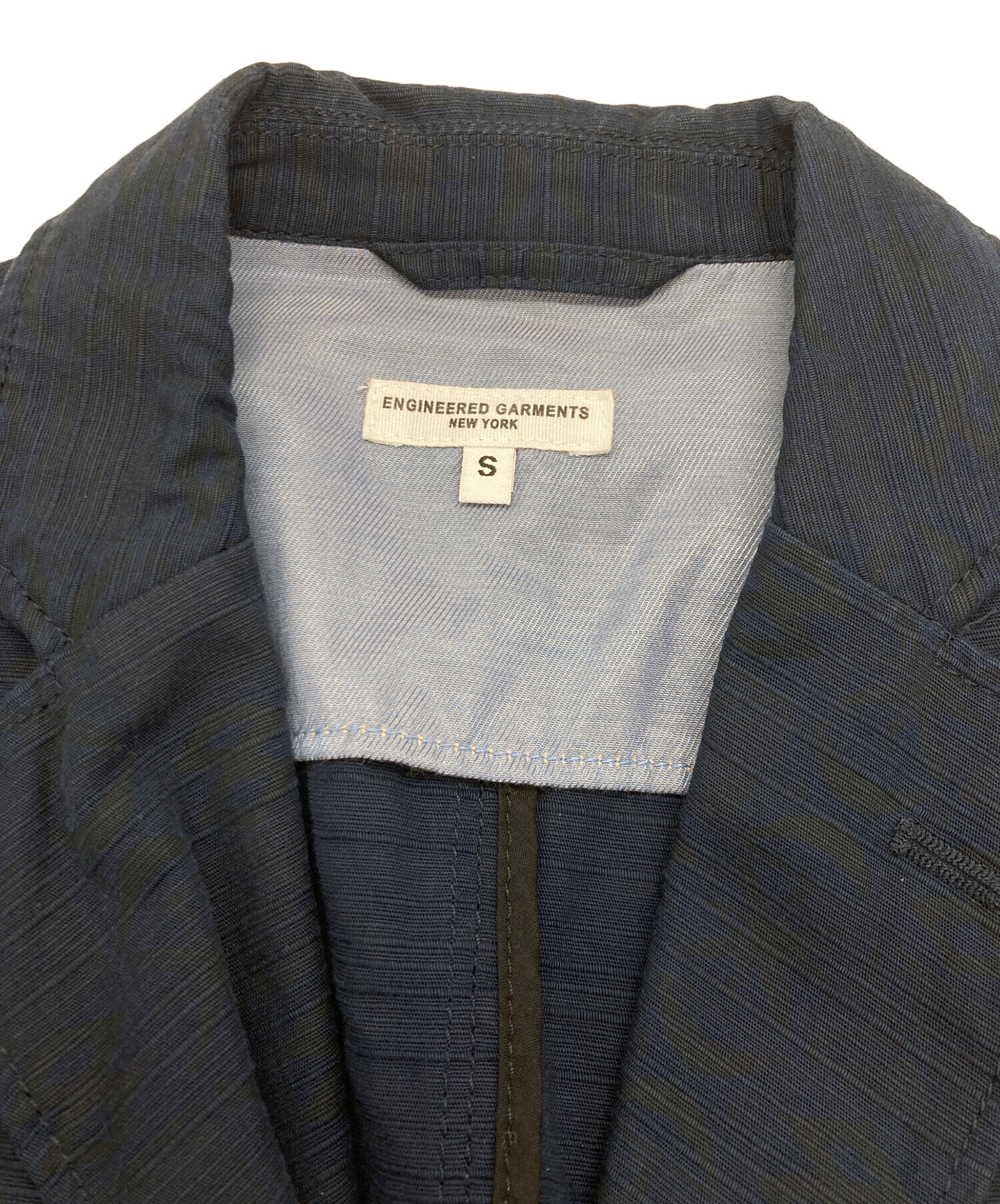 engineered garments ベイカージャケットS ネイビー Engineered Garments エンジニアードガーメンツ Baker Jacket