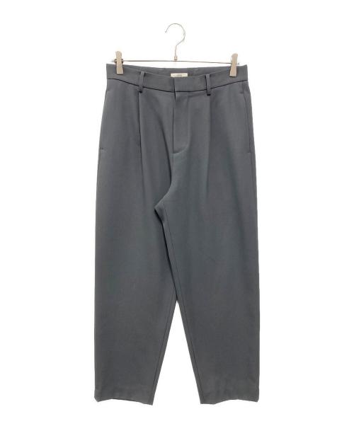 中古・古着通販】ATON (エイトン) ウールタックパンツ グレー サイズ