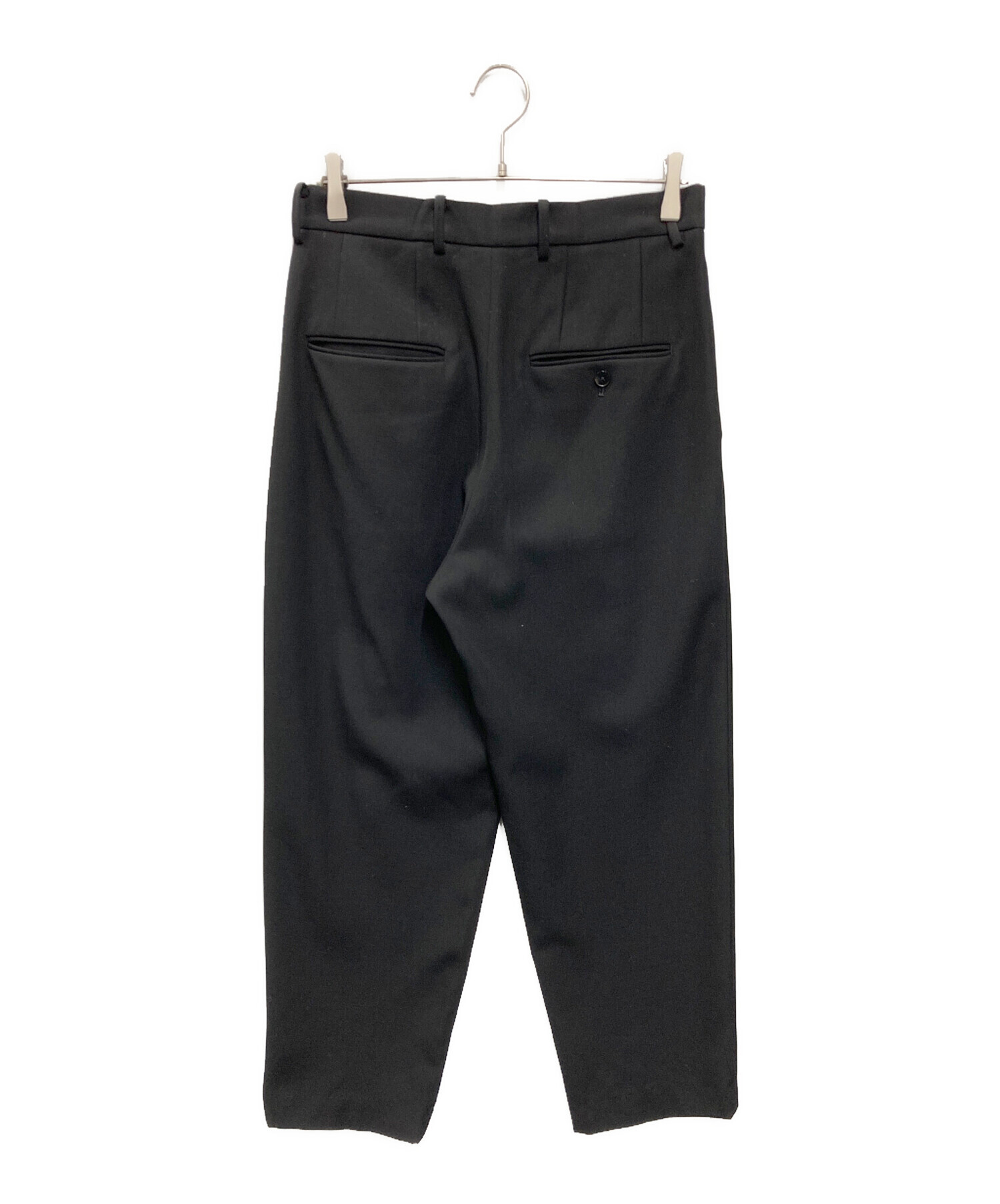 ATON エイトン パンツ（その他） メンズ 【古着】【中古】 中古・古着通販】ATON (エイトン) ウールタックパンツ ブラック サイズ