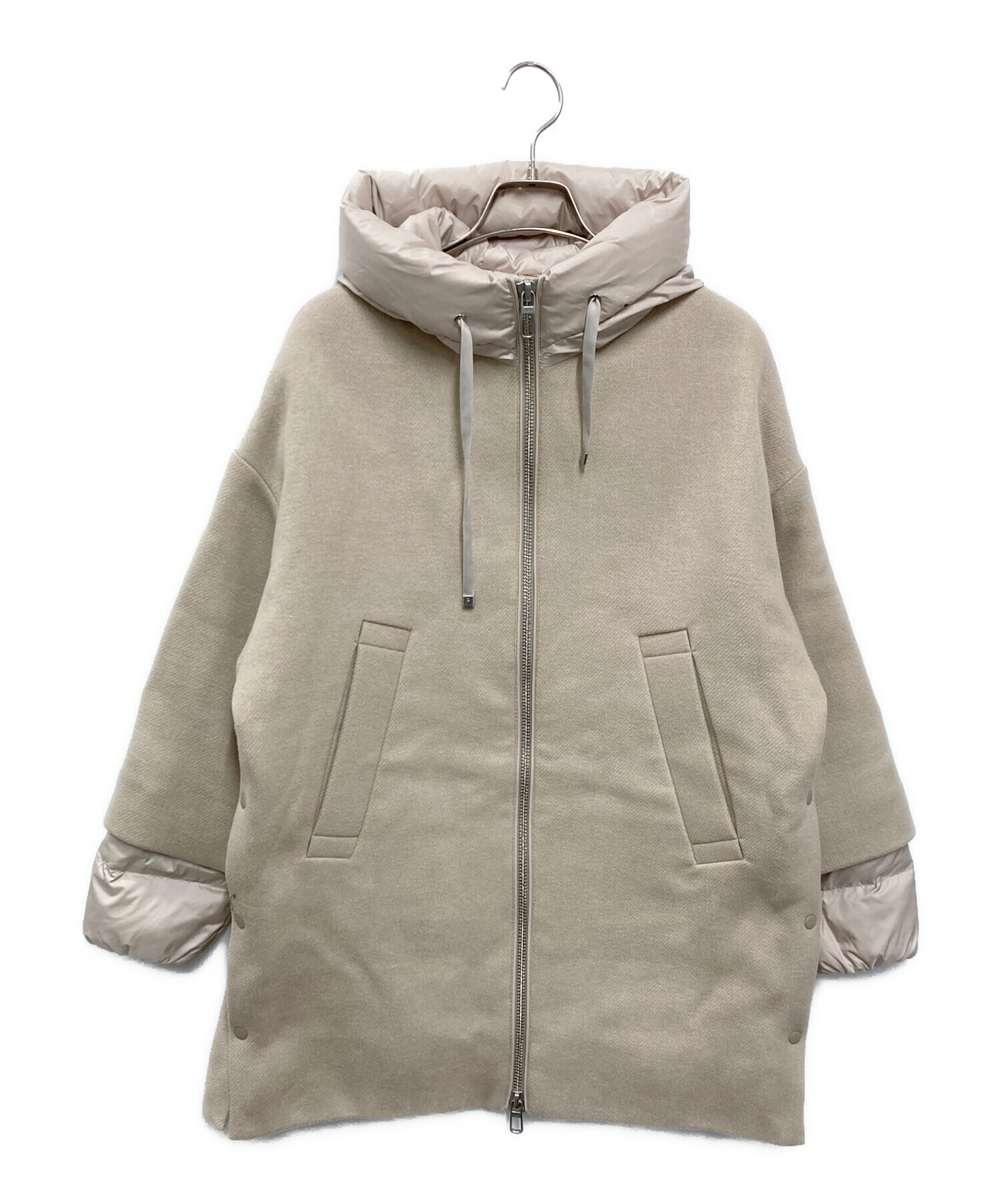 中古・古着通販】DUNO (デュノ) ウールナイロンカシミヤ切替ダウン 