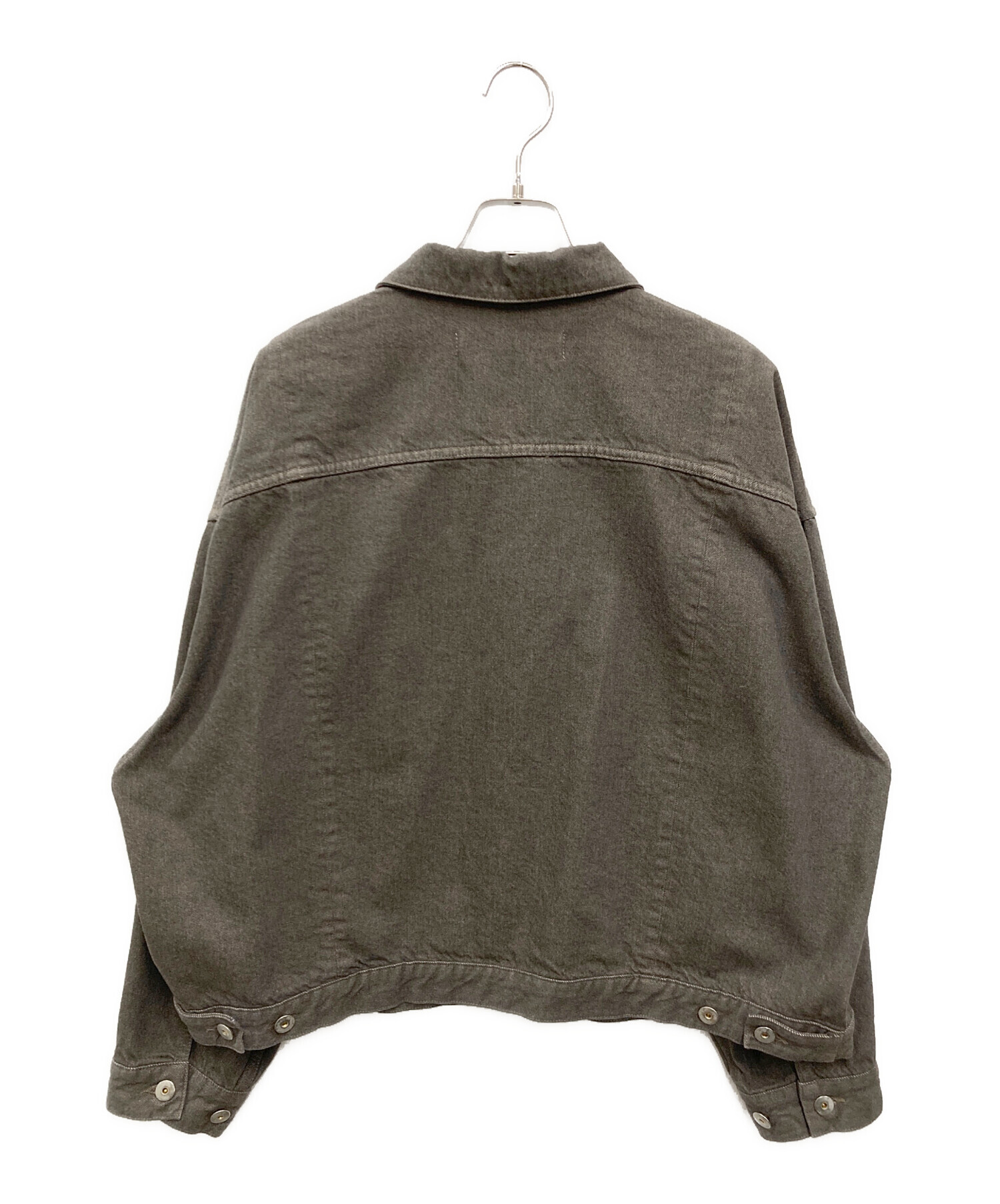 中古・古着通販】INSCRIRE (アンスクリア) Color Denim Wide Jacket