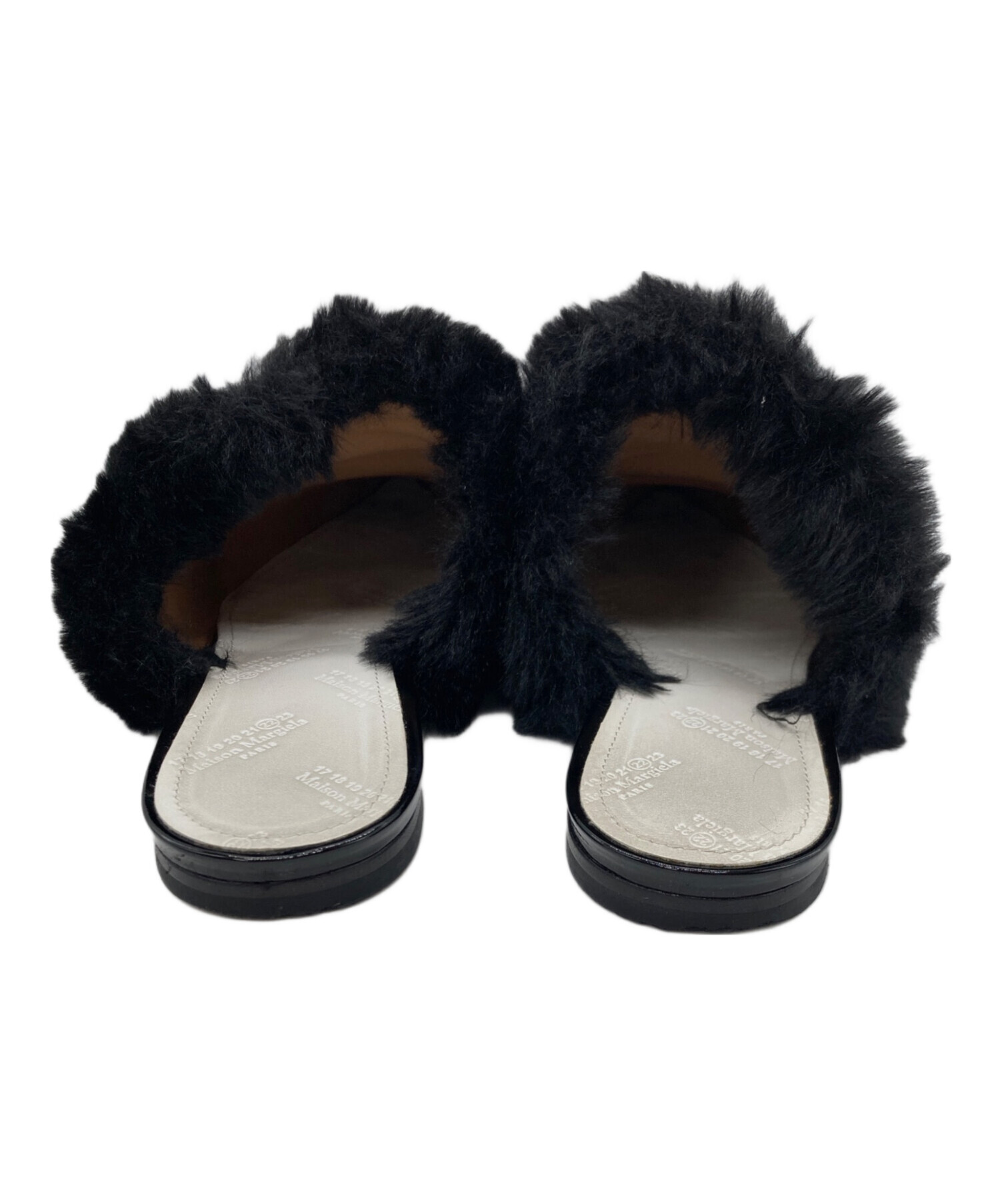 メゾンマルジェラ　フェイクファーミュール　38 中古・古着通販】Maison Margiela (メゾンマルジェラ) フェイクファー