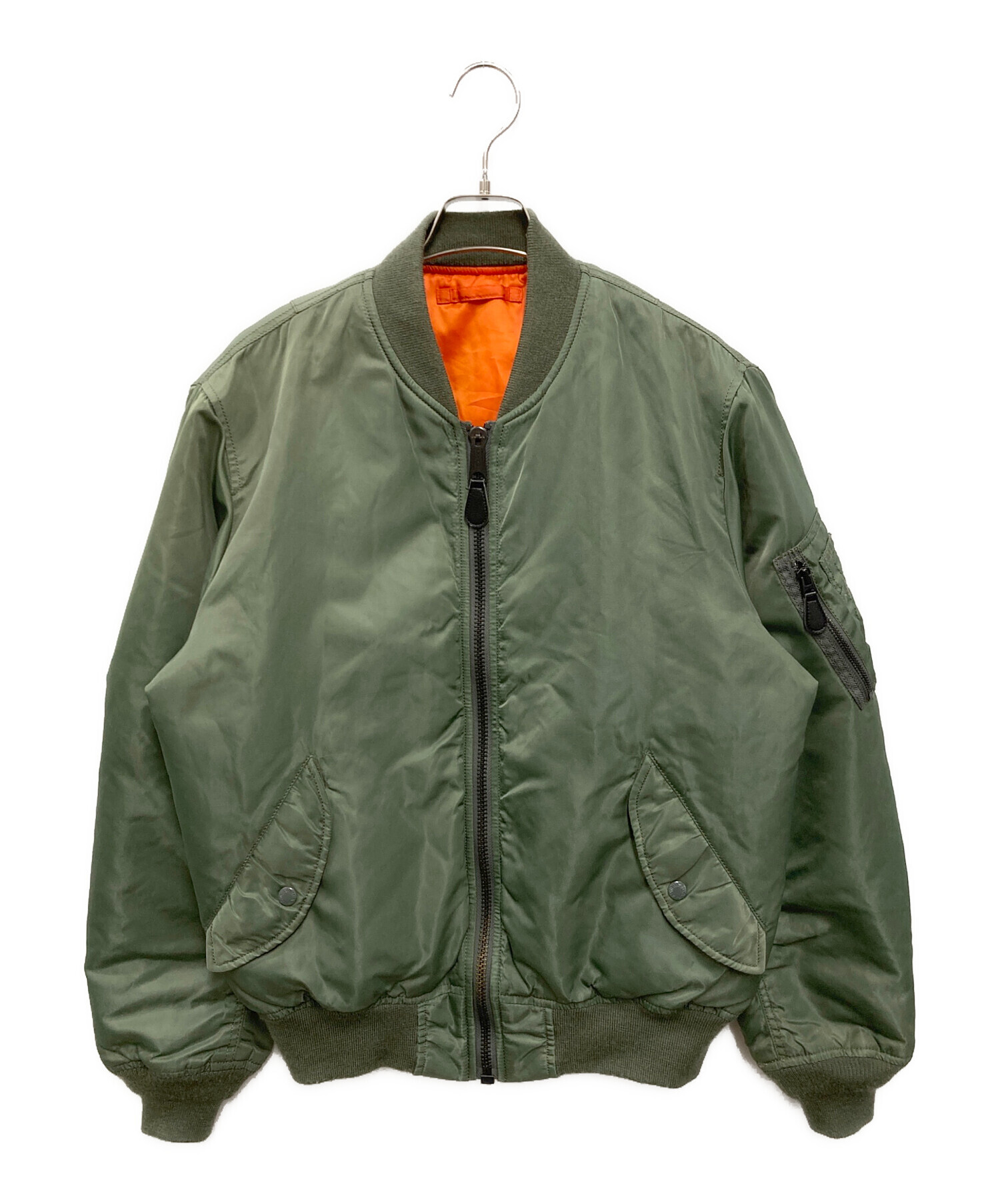 AVIREX MA-1 フライトジャケット オリーブグリーン　古着 中古・古着通販】AVIREX (アヴィレックス) COMMERCIAL MA-1フライト