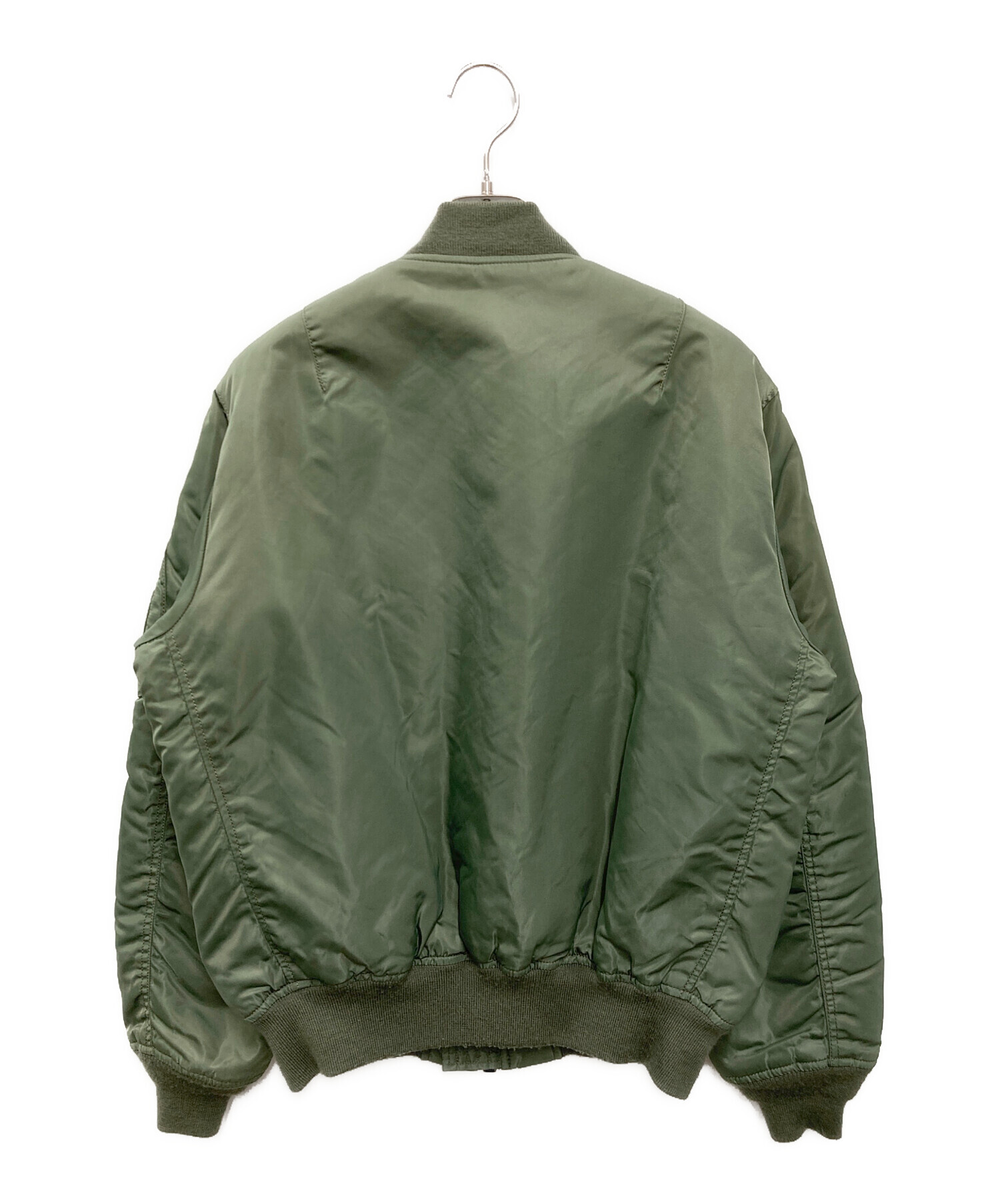 90s USA製　AVIREX MA-1 フライトジャケット オリーブ　古着 AVIREX MA-1 フライトジャケット オリーブグリーン - メルカリ