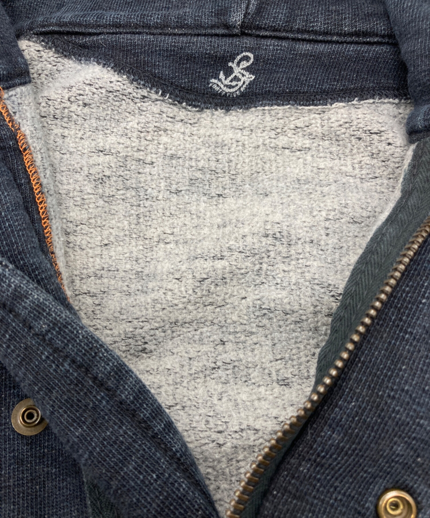 中古・古着通販】45rpm (45アールピーエム) インディゴ染めジップ