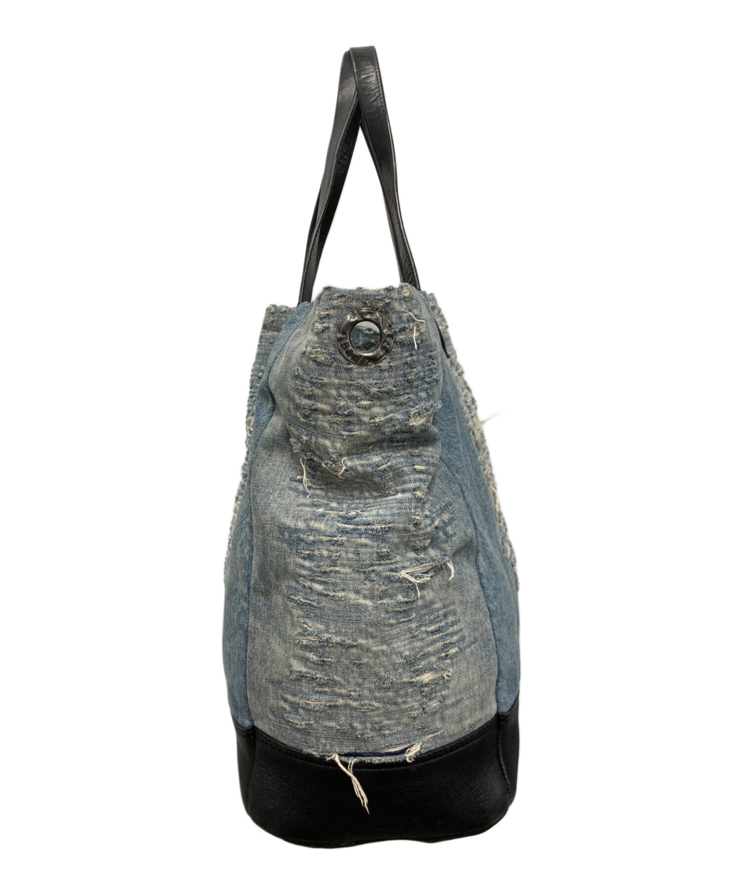 中古・古着通販】DIESEL (ディーゼル) デニムトートバッグ インディゴ