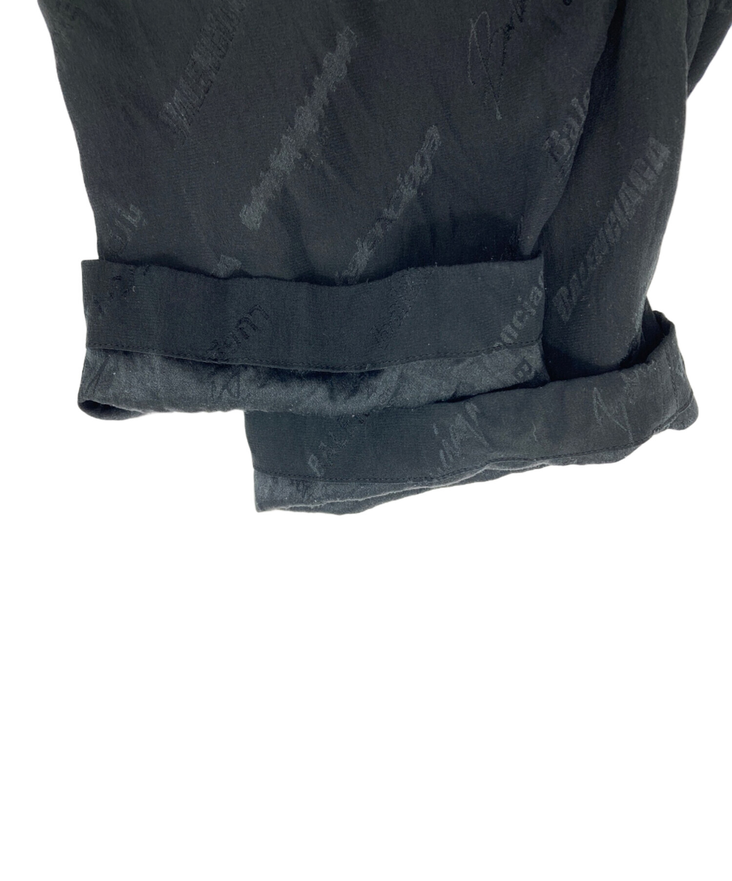 中古・古着通販】BALENCIAGA (バレンシアガ) BBロゴシルクシャツ