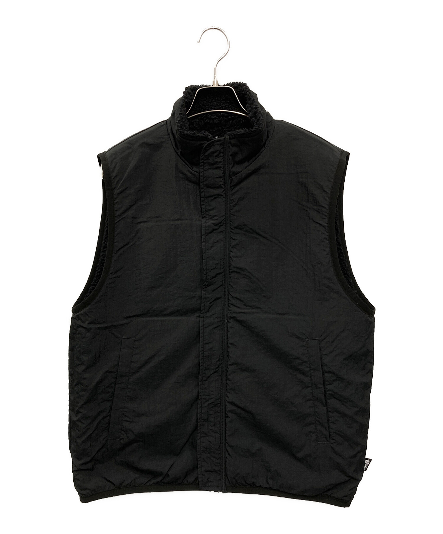 美品Stussy SHERPA REVERSIBLE VEST ☆送料・関税込☆Stussy☆SHERPA REVERSIBLE VEST☆TANGERINE