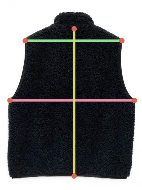 中古・古着通販】stussy (ステューシー) SHERPA REVERSIBLE VEST