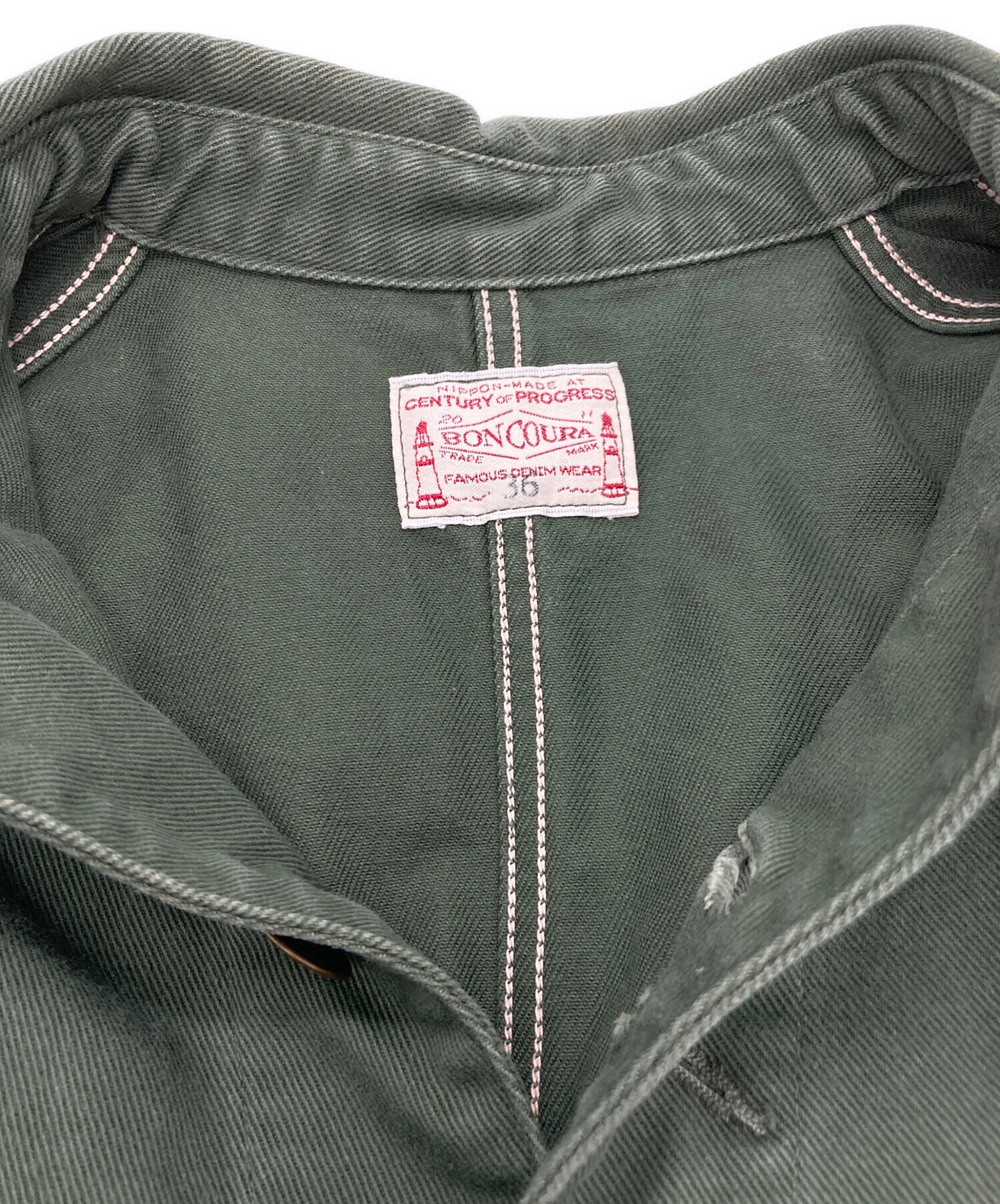 ジャケット・アウター BONCOURA / COVER ALL ENGLISH TWILL カバーオール イングリッシュツイル インクブルー (coverall English