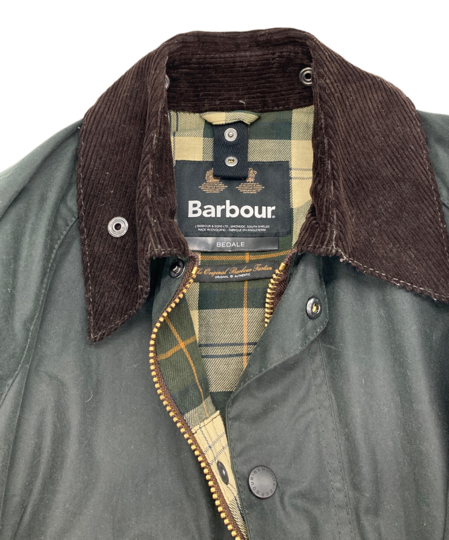 中古・古着通販】Barbour (バブアー) BEDALEワックスコットンブルゾン
