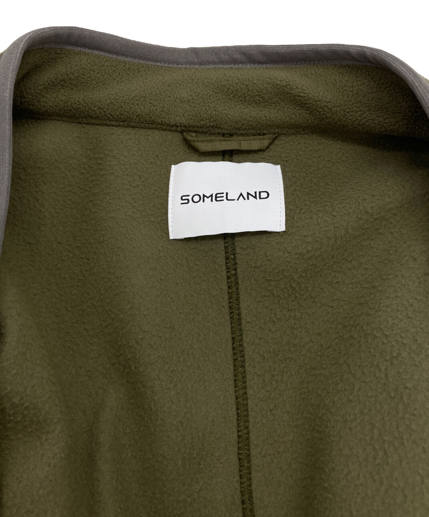 中古・古着通販】SOMELAND (サムランド) y-COLLAR FLEECE JACKET