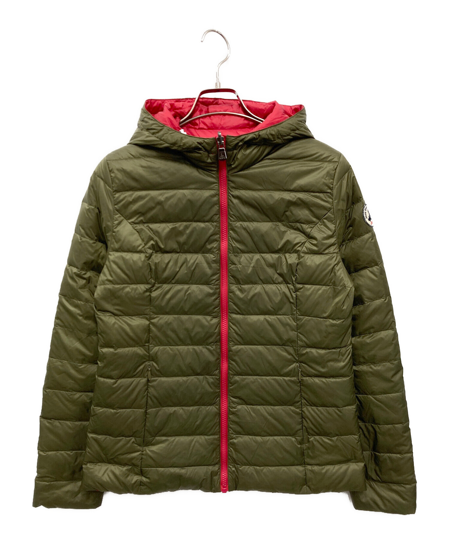 ✿ジョット　JOTT リバーシブルダウンジャケット✿　オリーブ　レッド JOTT ジョット リバーシブル ダウン ブルゾン 【公式通販】