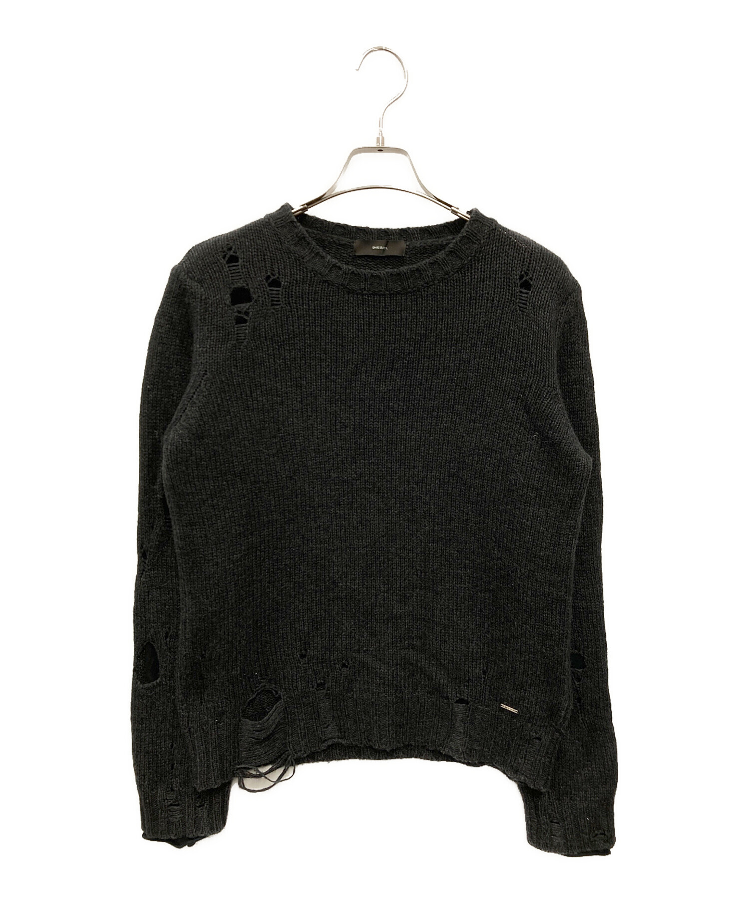 中古・古着通販】DIESEL (ディーゼル) アルパカ混ダメージニット  
