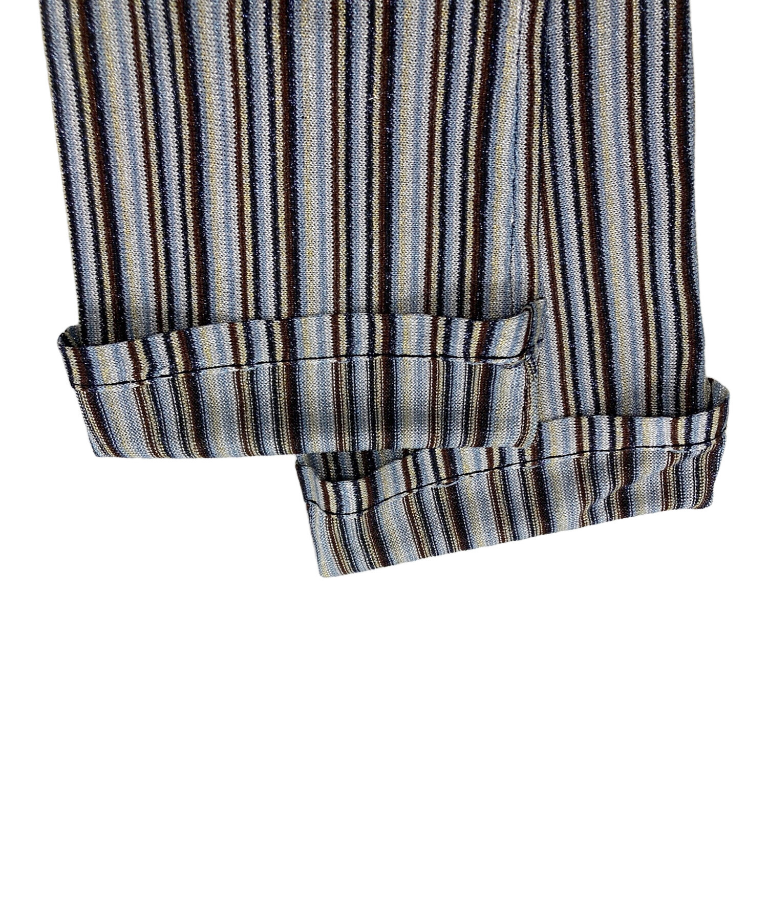 中古・古着通販】sahara (サハラ) Striped Glitter Dress ブルー