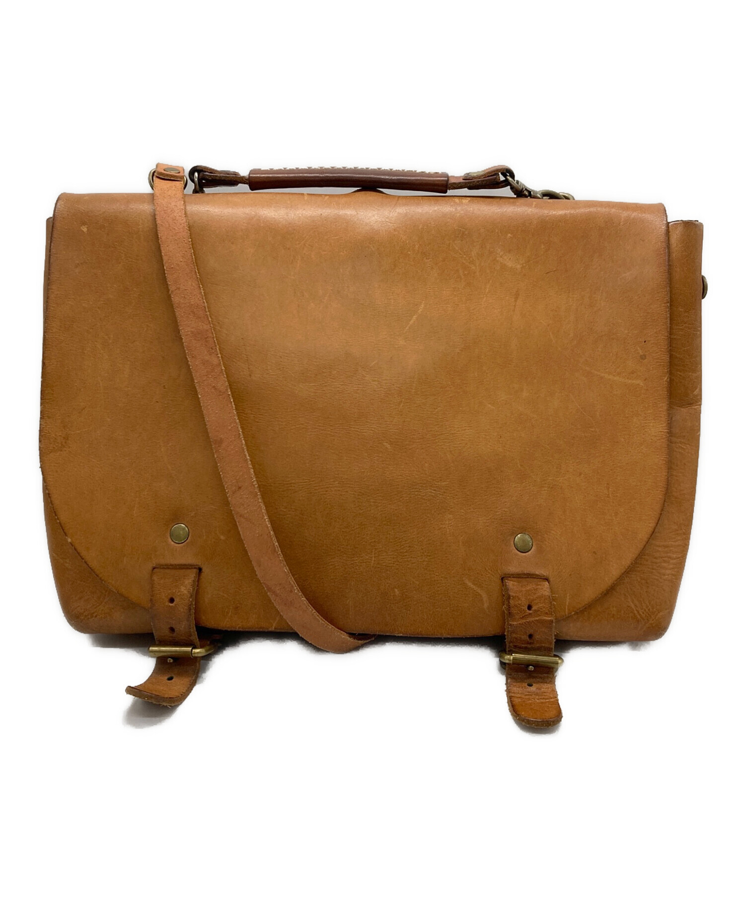 HERZ　ナレッジバッグ 中古・古着通販】Herz (ヘルツ) ナレッジバッグ ベージュ｜ブランド