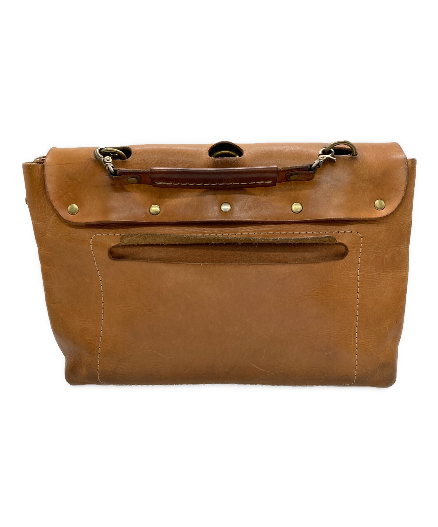 中古・古着通販】Herz (ヘルツ) ナレッジバッグ ベージュ｜ブランド