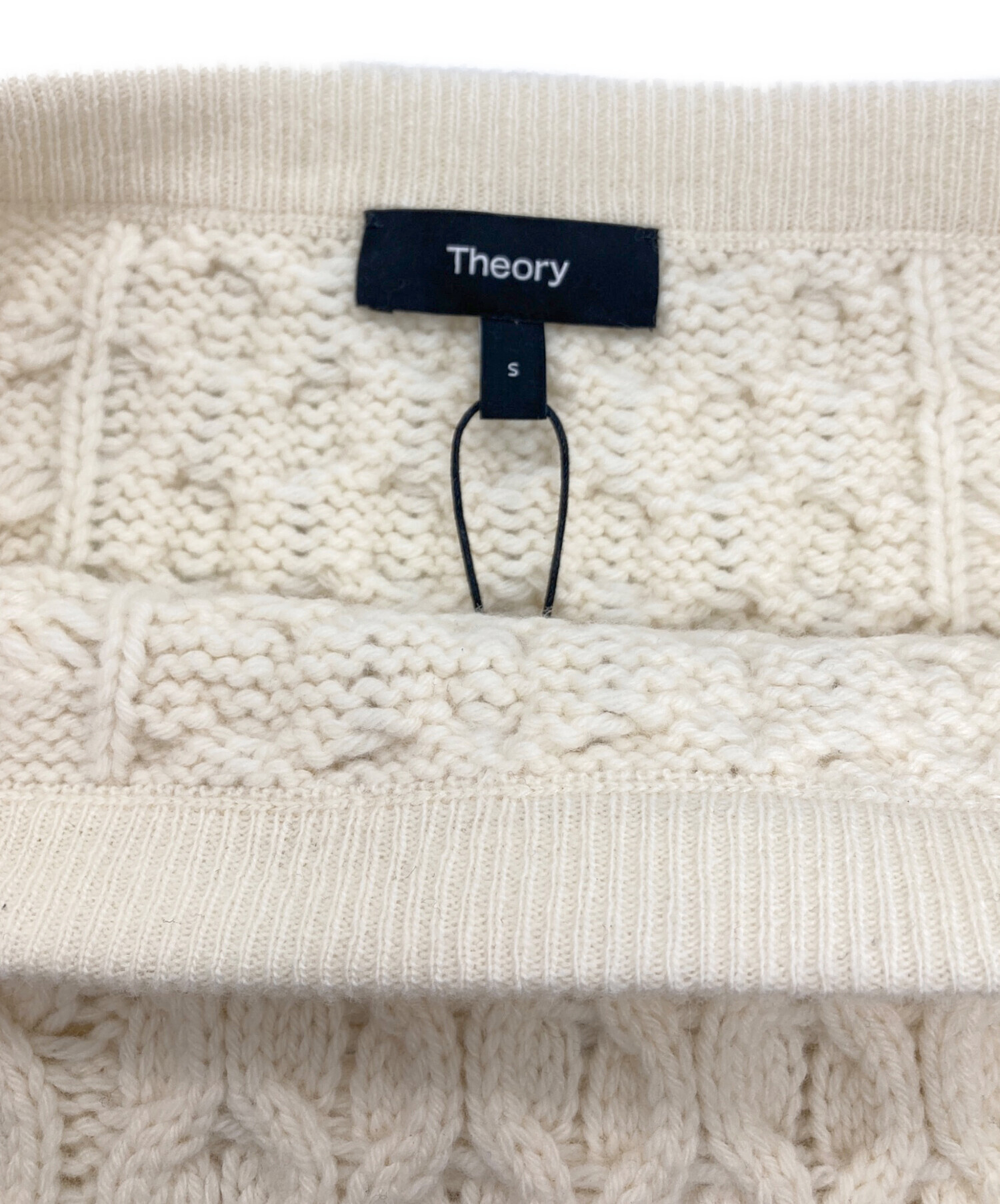 中古・古着通販】theory (セオリー) Felted Wool Cash Cable Mini F