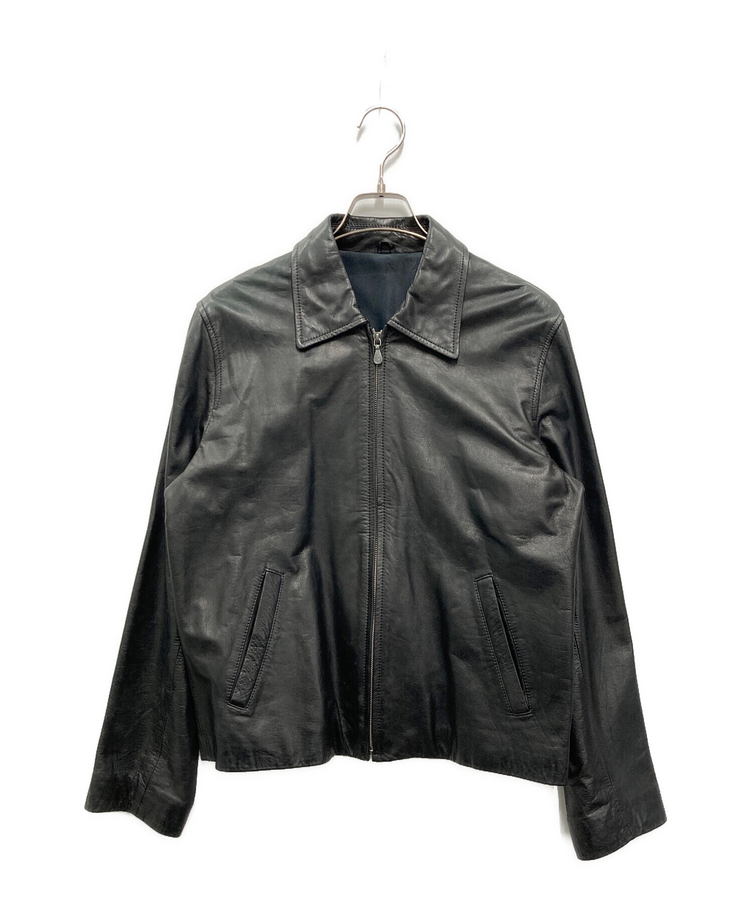 本革！牛革 Paul Smith London シングルライダースジャケット 中古・古着通販】Paul Smith London (ポールスミスロンドン) シングル