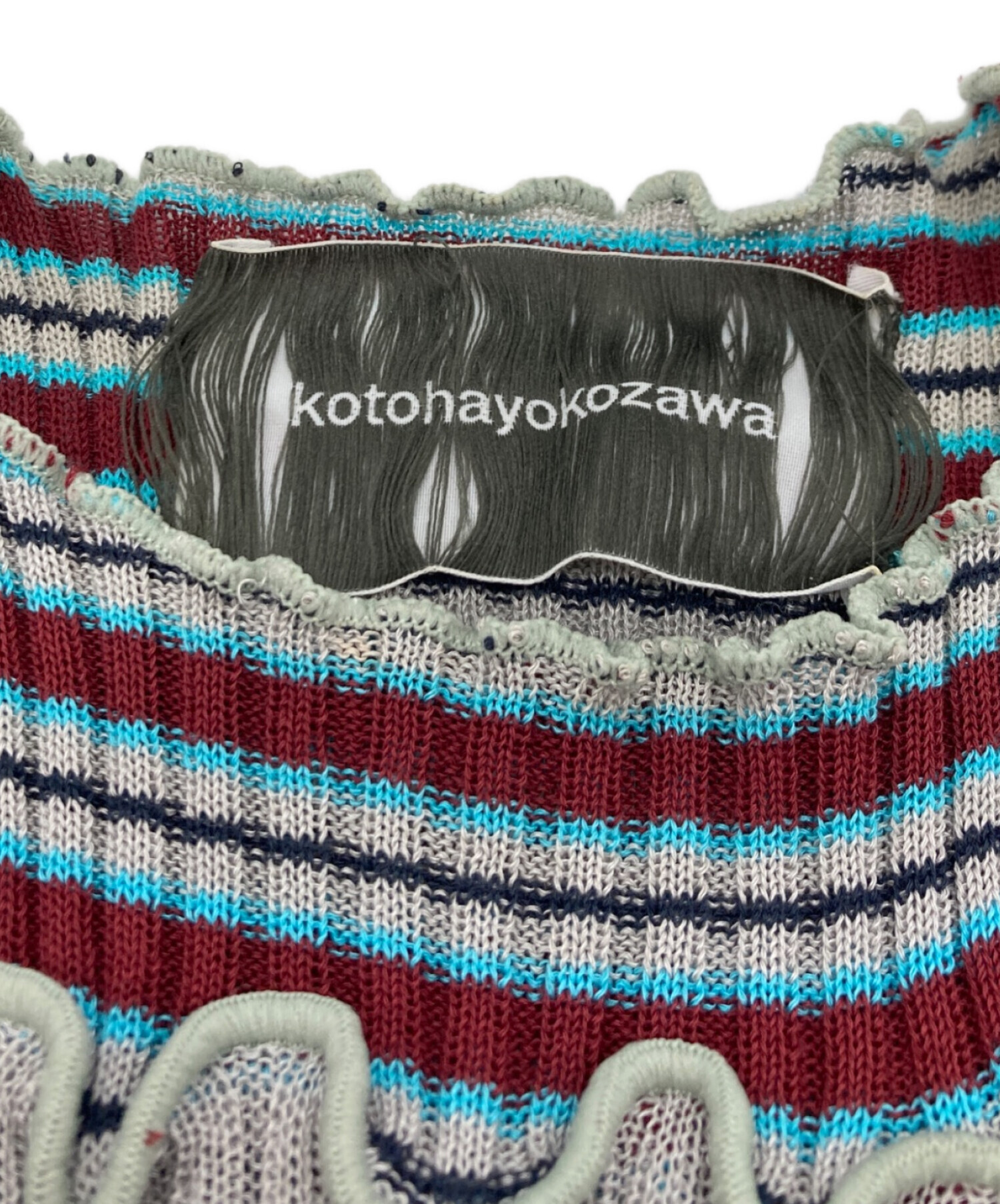 kotohayokozawa ショートスリーブニット 中古・古着通販】kotohayokozawa (コトハヨコザワ) ショートスリーブ