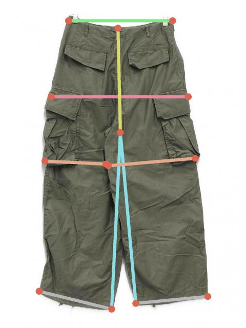 needlesカーゴパンツ Sサイズ カーキ カーゴパンツS カーキヒザデルニードルスニードルズneedles ⚫︎M