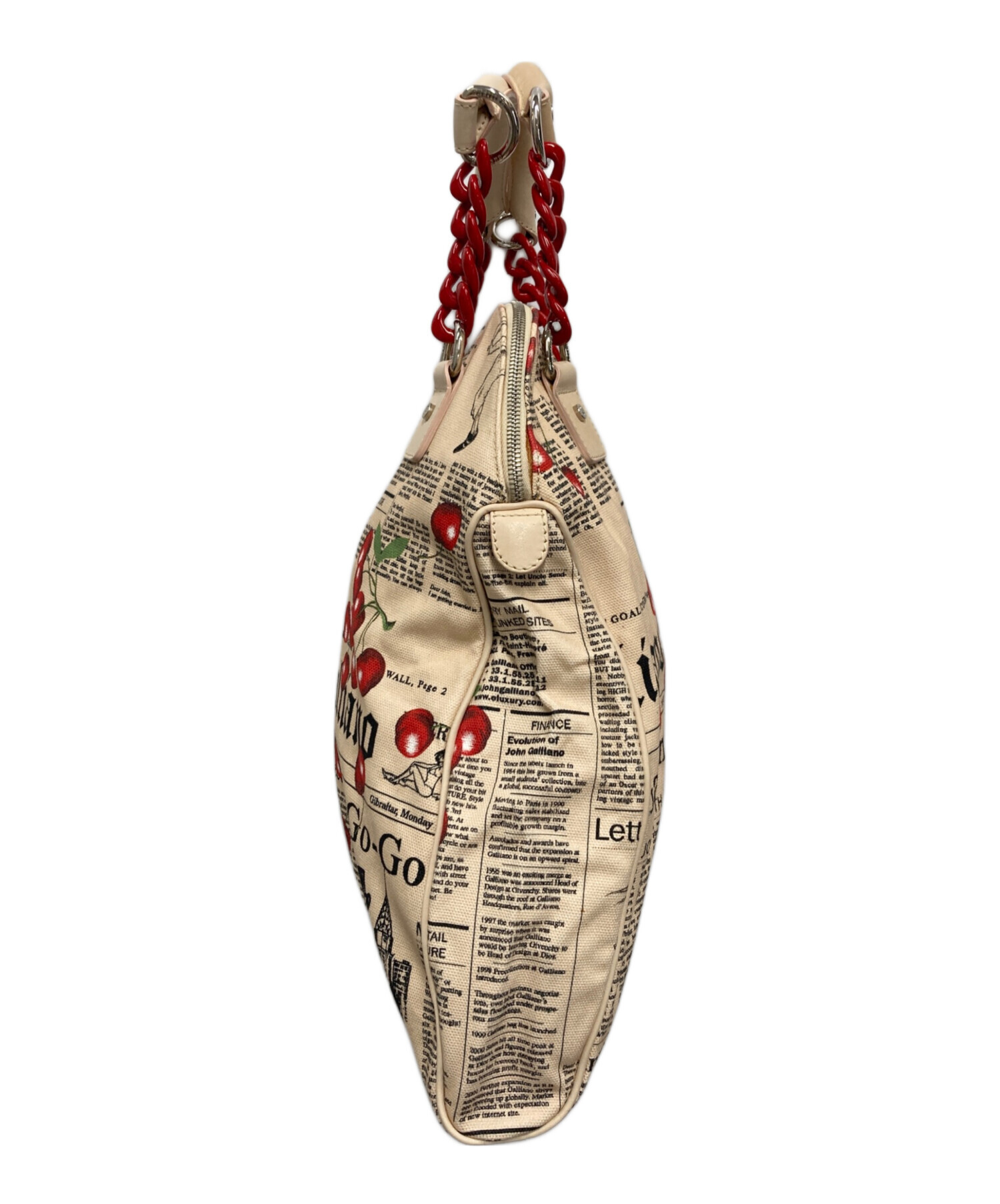 中古・古着通販】JOHN GALLIANO (ジョンガリアーノ) ニュースペーパー