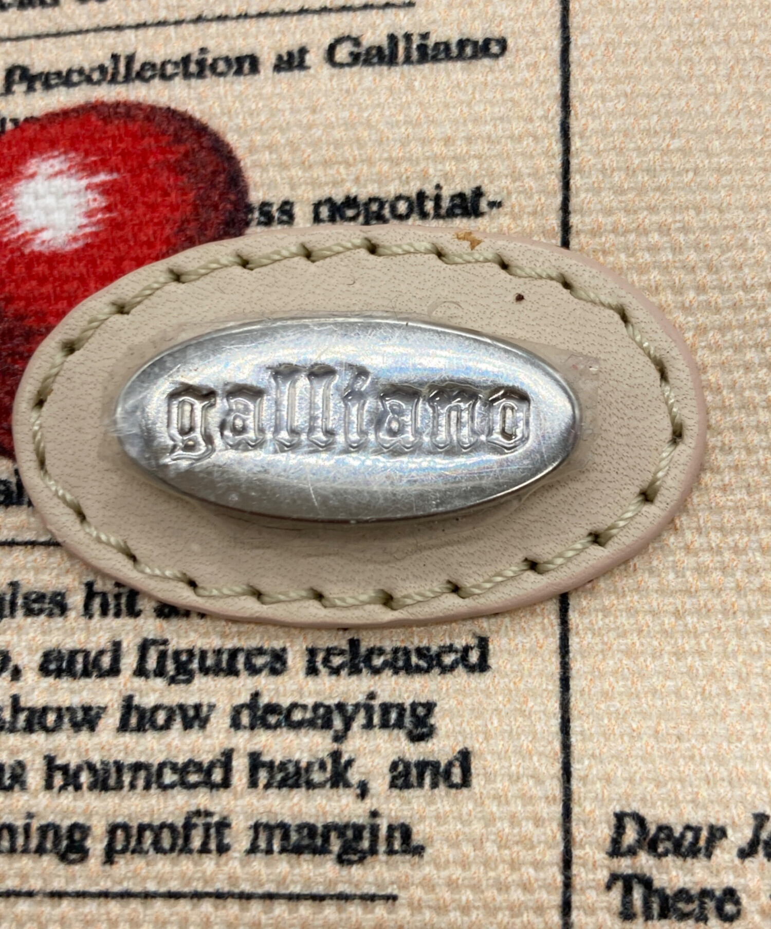 中古・古着通販】JOHN GALLIANO (ジョンガリアーノ) ニュースペーパー
