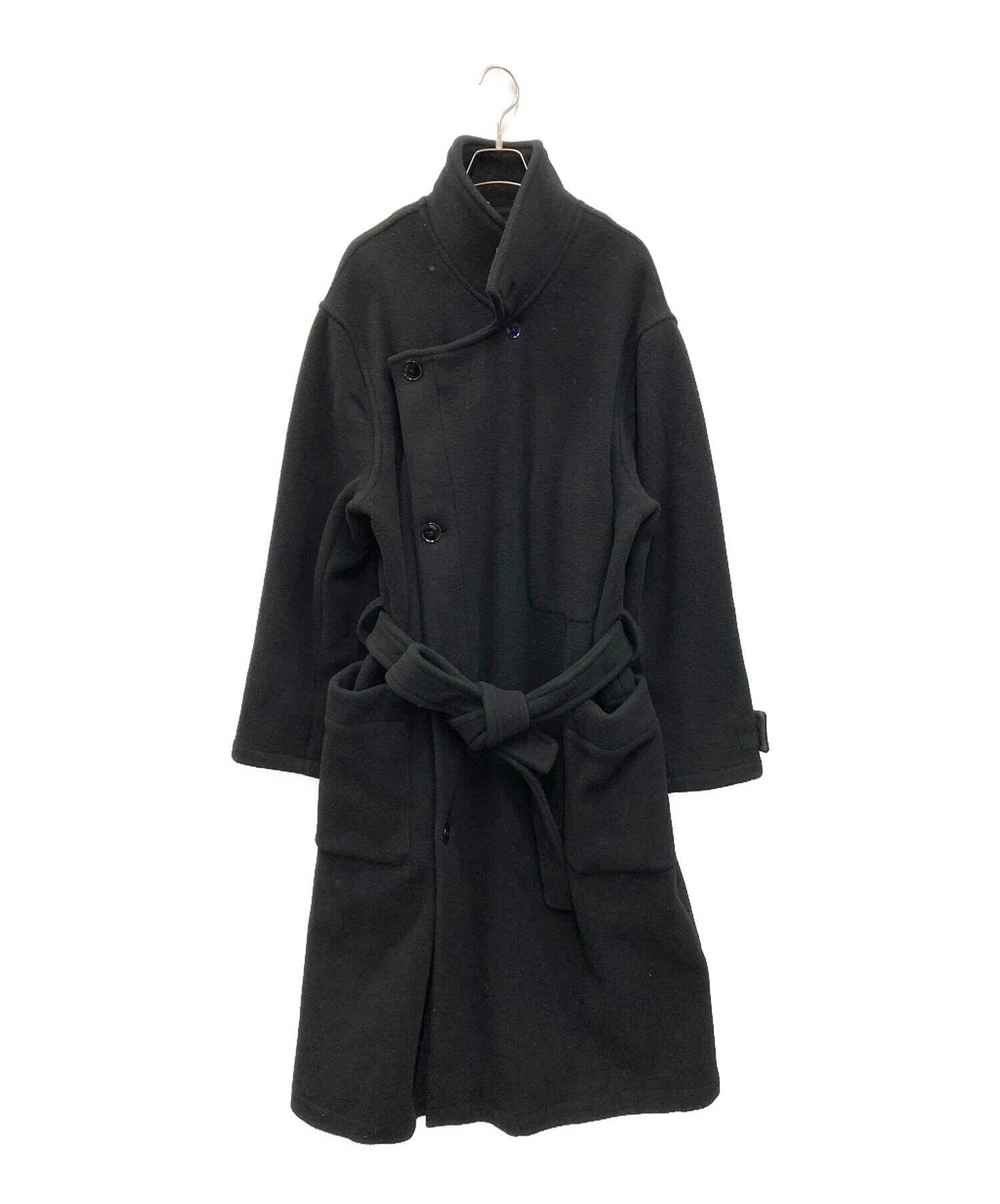 中古・古着通販】LEMAIRE (ルメール) LEMAIRE WRAP COAT ブラック
