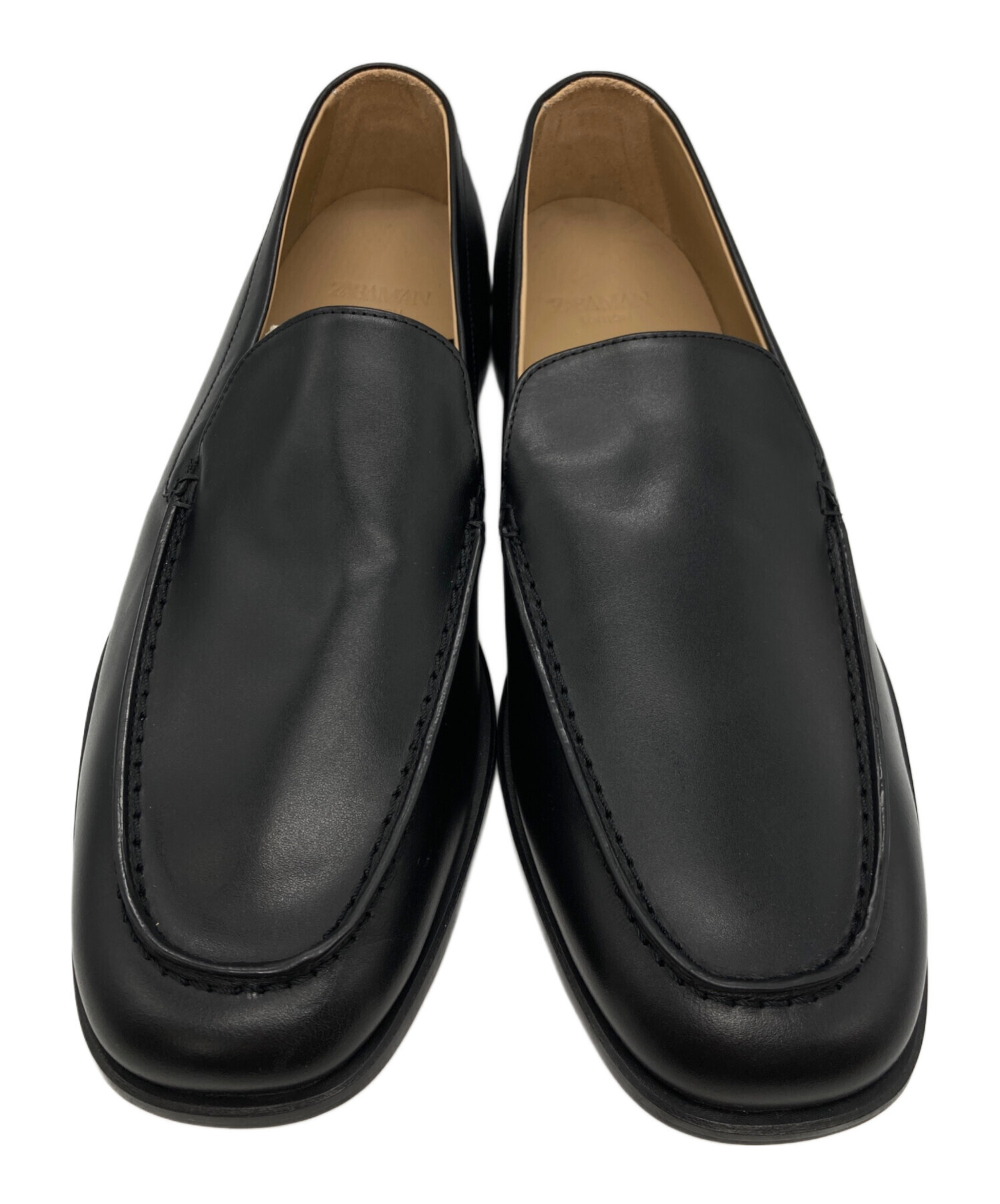 中古・古着通販】ZARA (ザラ) レザー ローファー ブラック サイズ:44