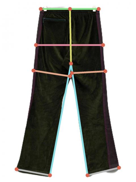 中古・古着通販】Needles (ニードルズ) Narrow Track Pant グリーン