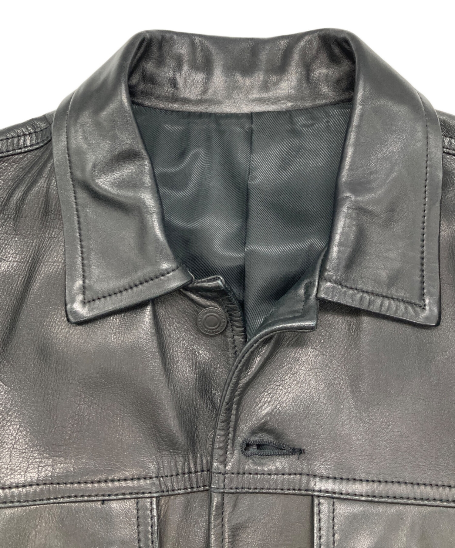 中古・古着通販】HOSU.ATPD (ホス) ホースレザートラッカージャケット