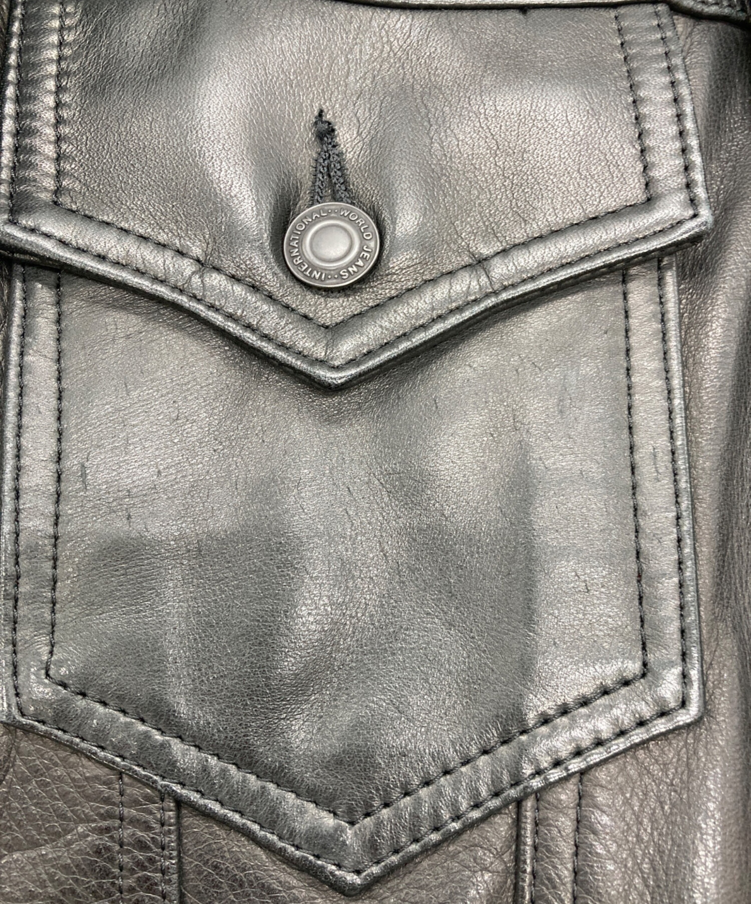 中古・古着通販】HOSU.ATPD (ホス) ホースレザートラッカージャケット