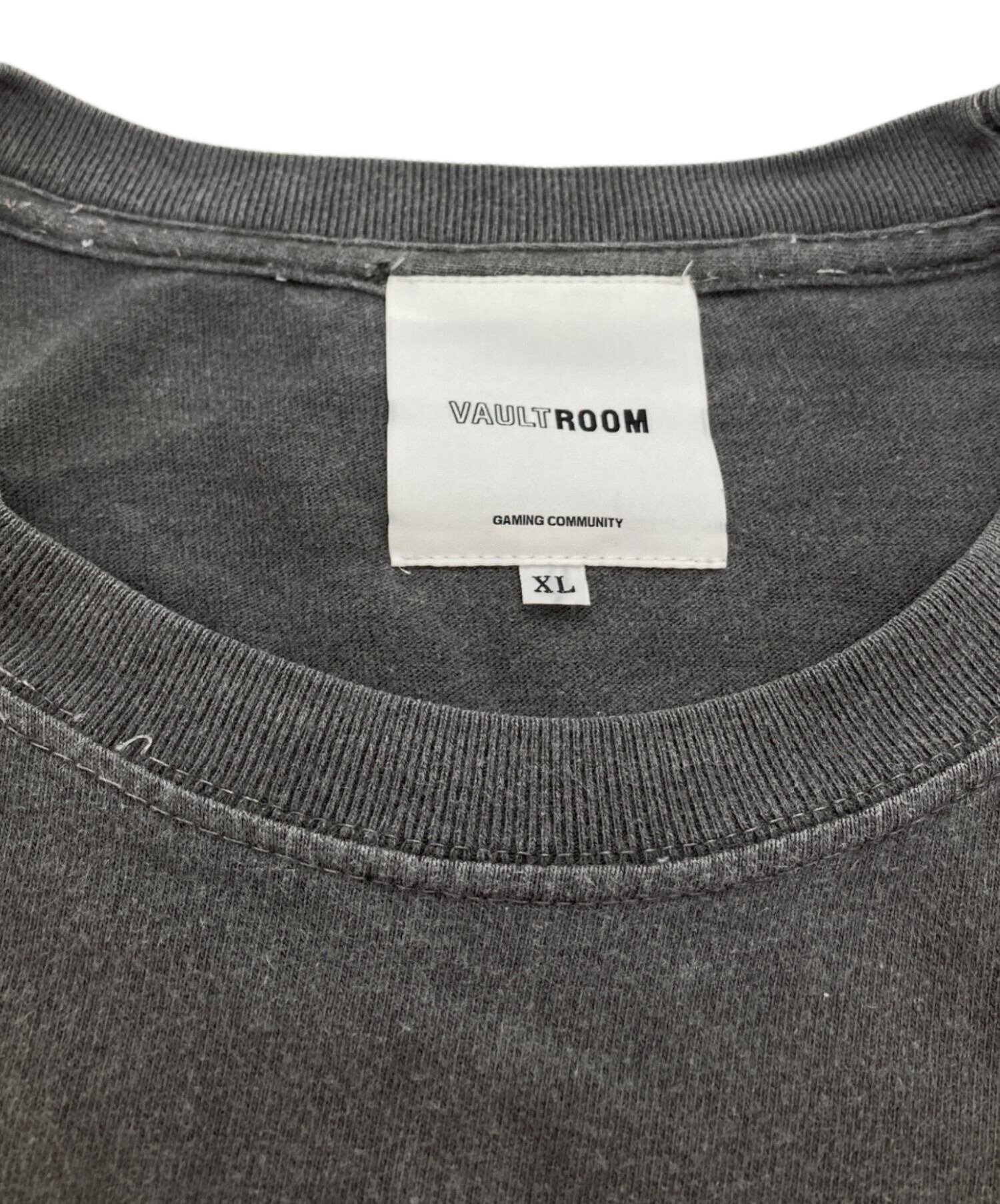 中古・古着通販】VAULTROOM (ボルトルーム) GON MACHINE TEE グレー