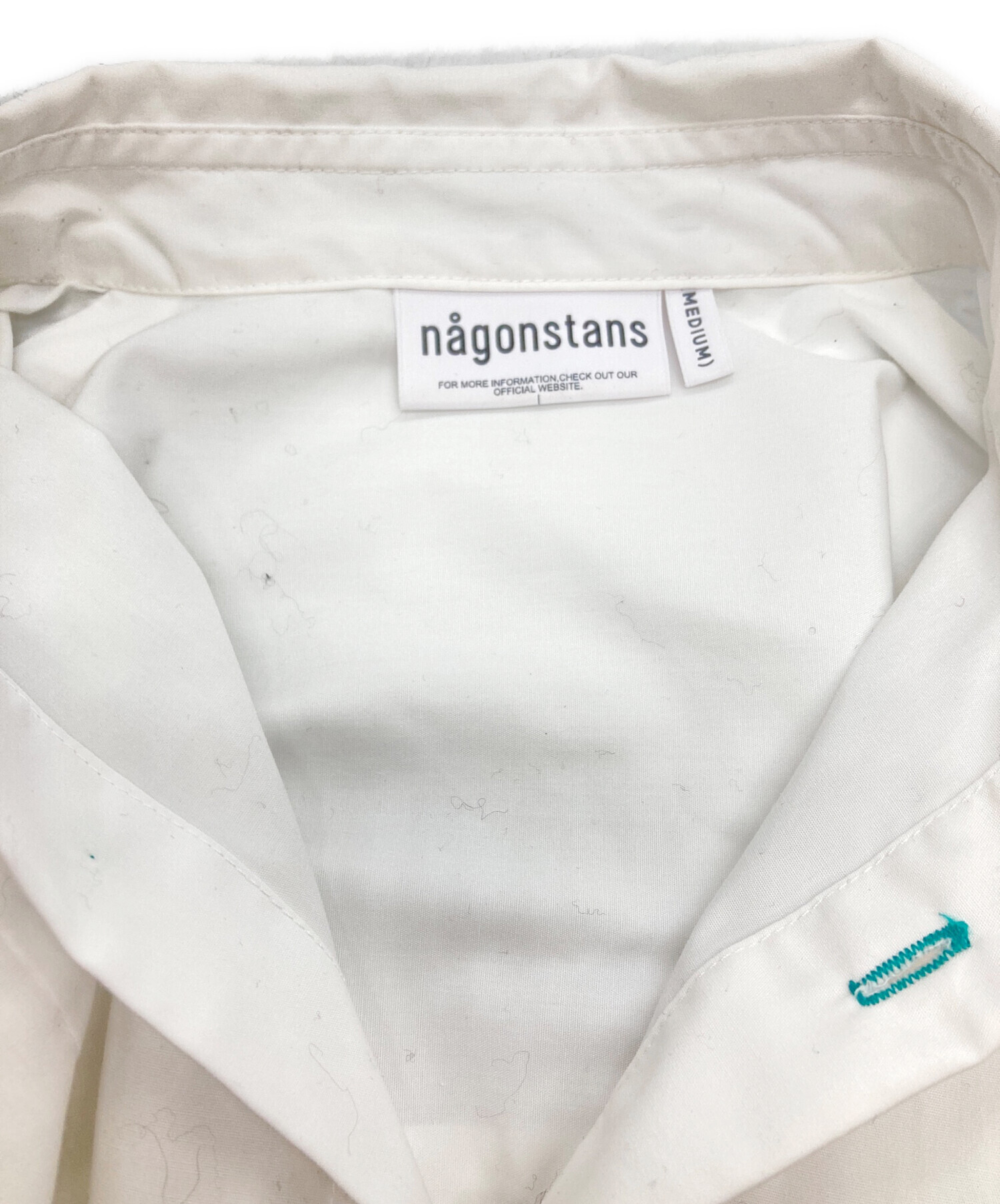 中古・古着通販】nagonstans (ナゴンスタンス) T/Cブロードシャツ