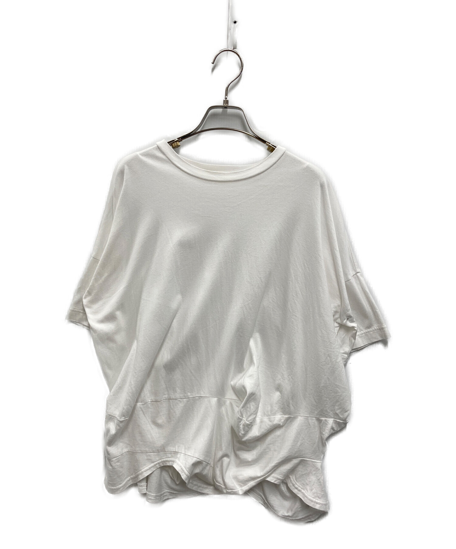 中古・古着通販】ENFOLD (エンフォルド) CURVE LAYERED-HEM T-SHIRT
