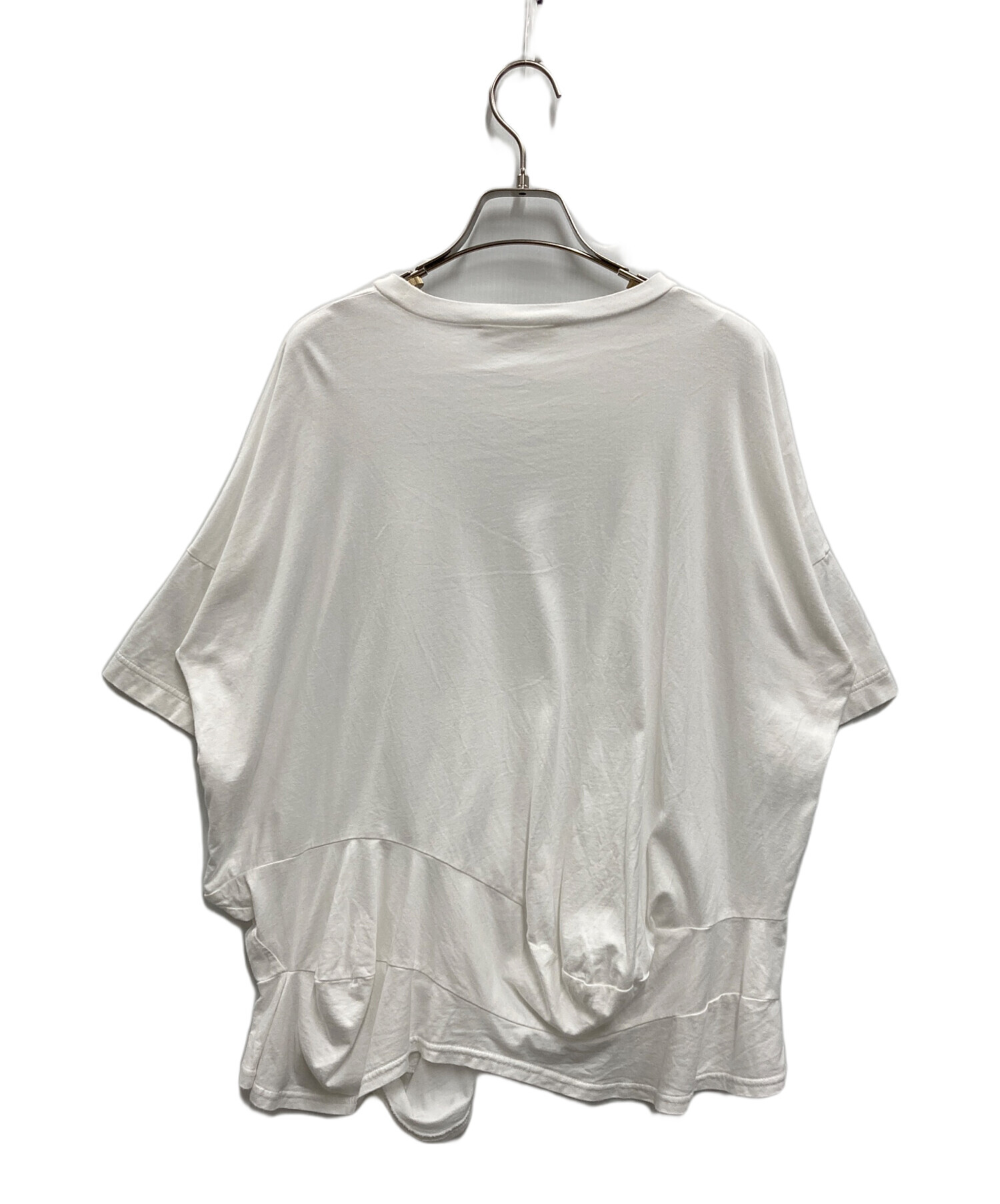 中古・古着通販】ENFOLD (エンフォルド) CURVE LAYERED-HEM T-SHIRT
