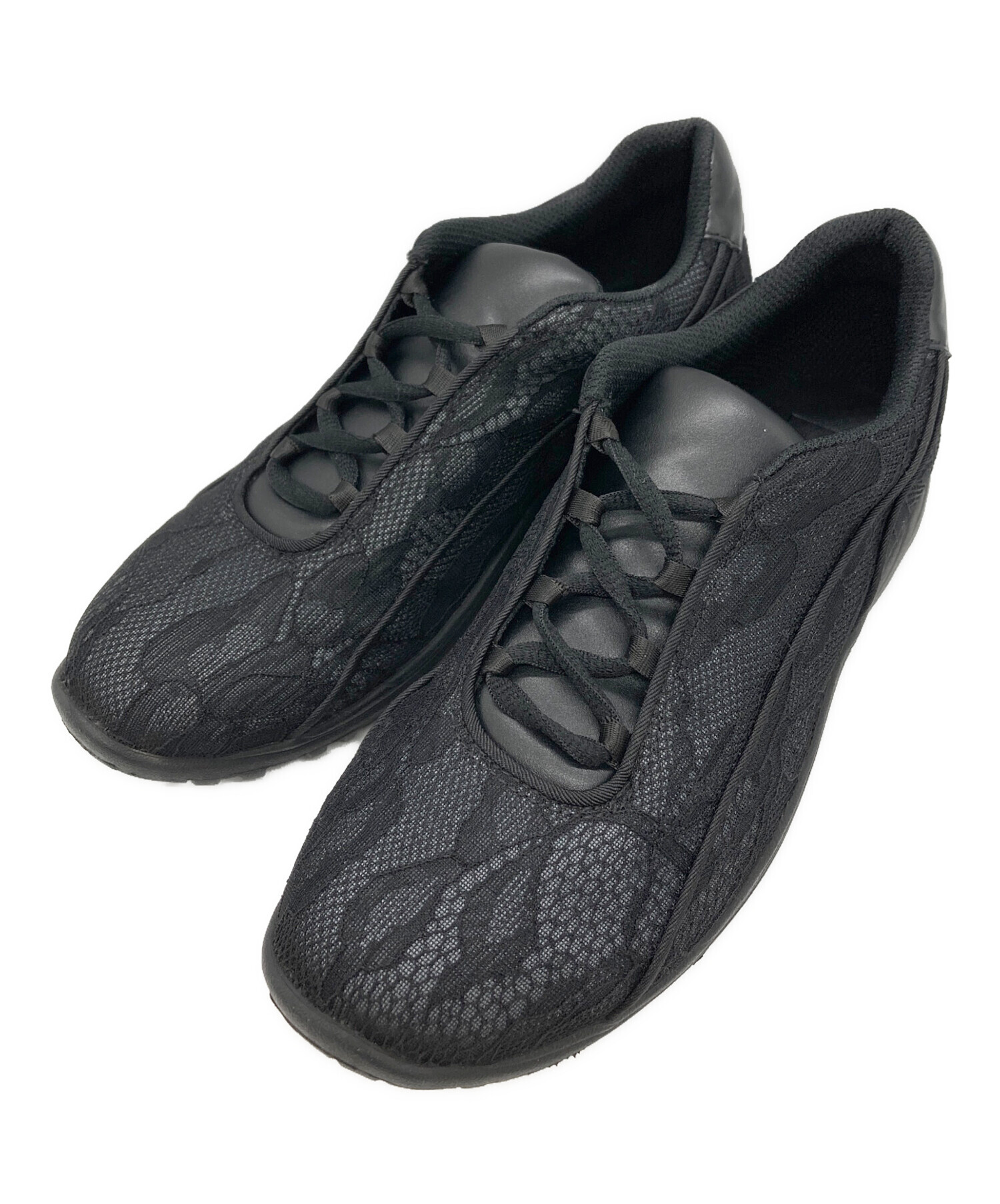 中古・古着通販】RIM.ARK (リムアーク) Lace Fabric Sneaker ブラック