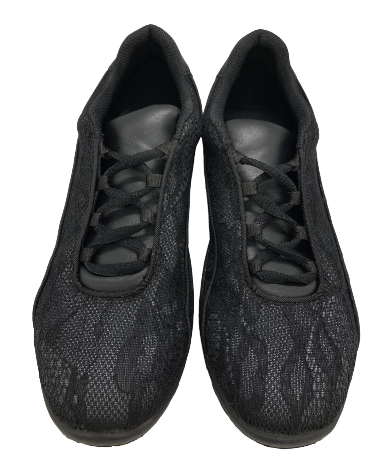 中古・古着通販】RIM.ARK (リムアーク) Lace Fabric Sneaker ブラック