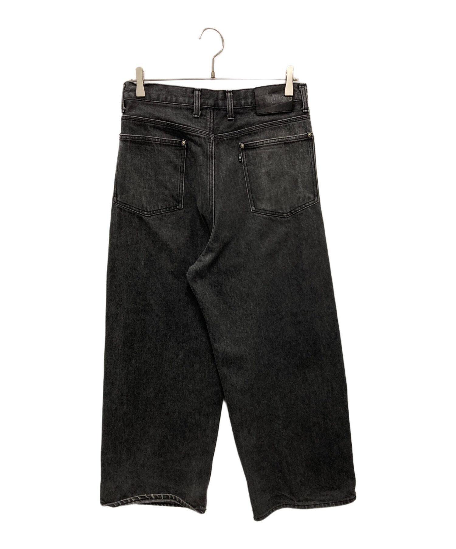 中古・古着通販】gEeks (ギークス) BAGGY DENIM PANTS グレー 中古・古着通販】gEeks (ギークス) BAGGY DENIM PANTS グレー