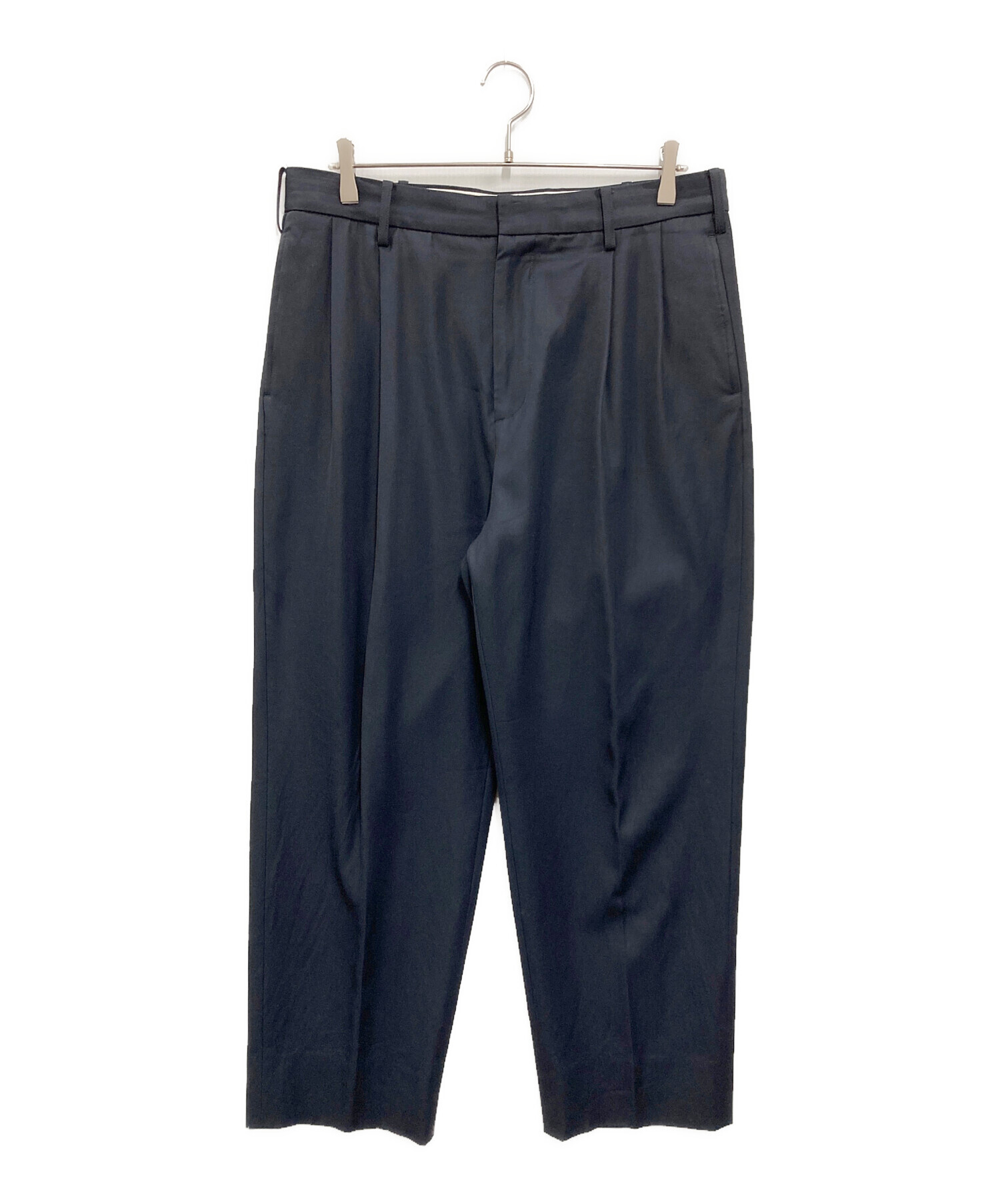 everyone two tuck wide twill trouser everyone two tuck wide twill